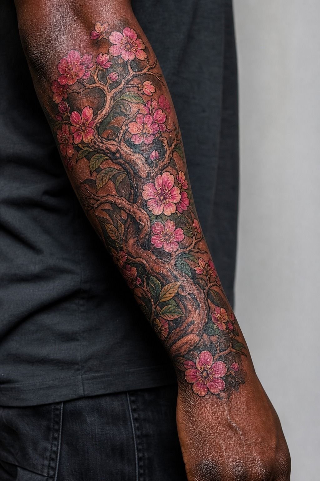 Budget for a Full-Color Sakura Tree Sleeve