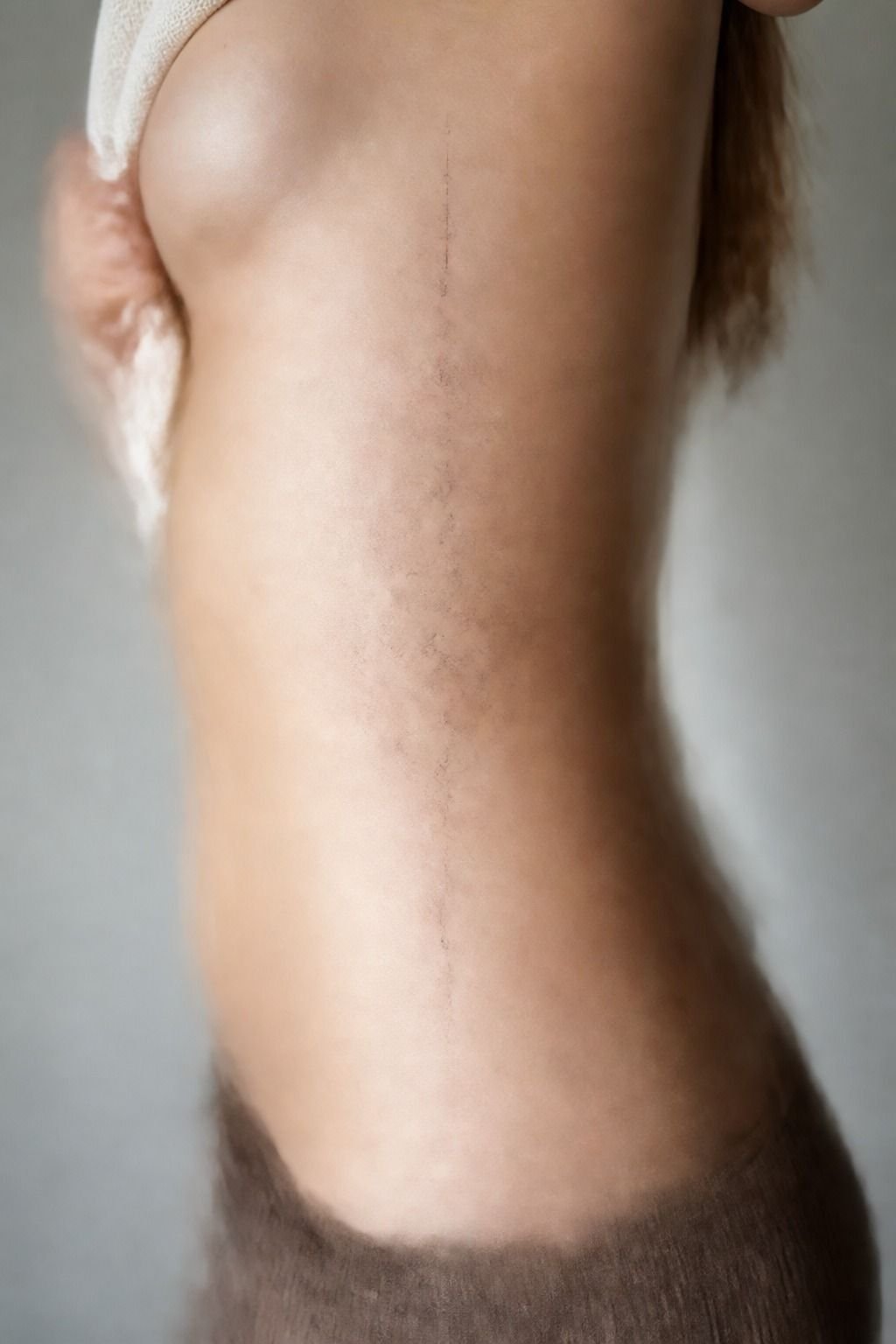 Map a tiny celestial chart across the ribs