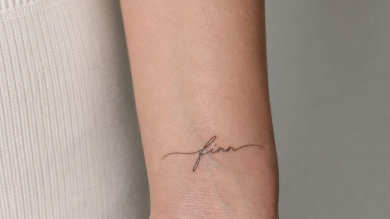 18 Baby Name Tattoos That Stay Crisp Without Feeling Too Obvious