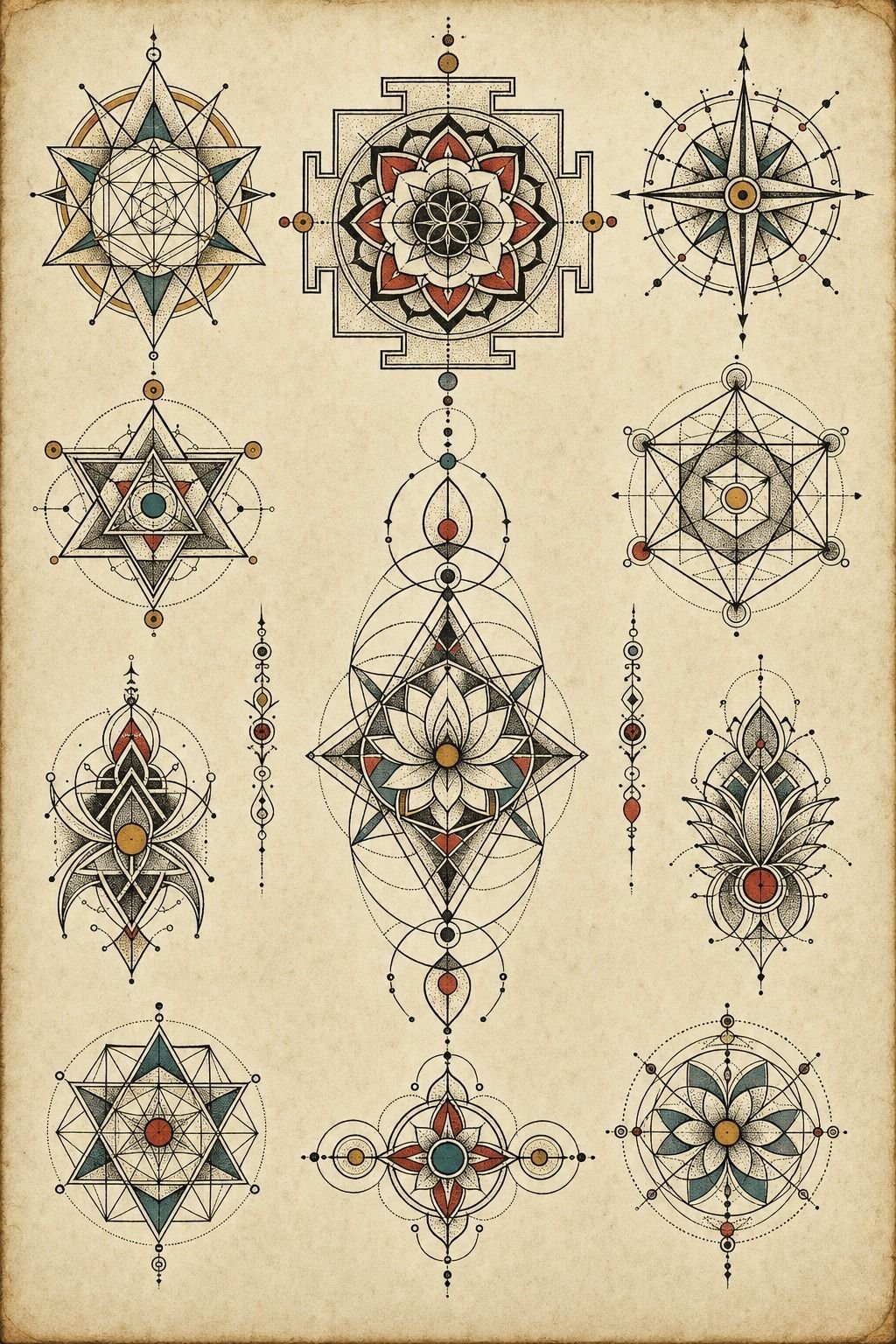 I Built Symmetry With Fine Black Lines (Flash Sheet Stage)