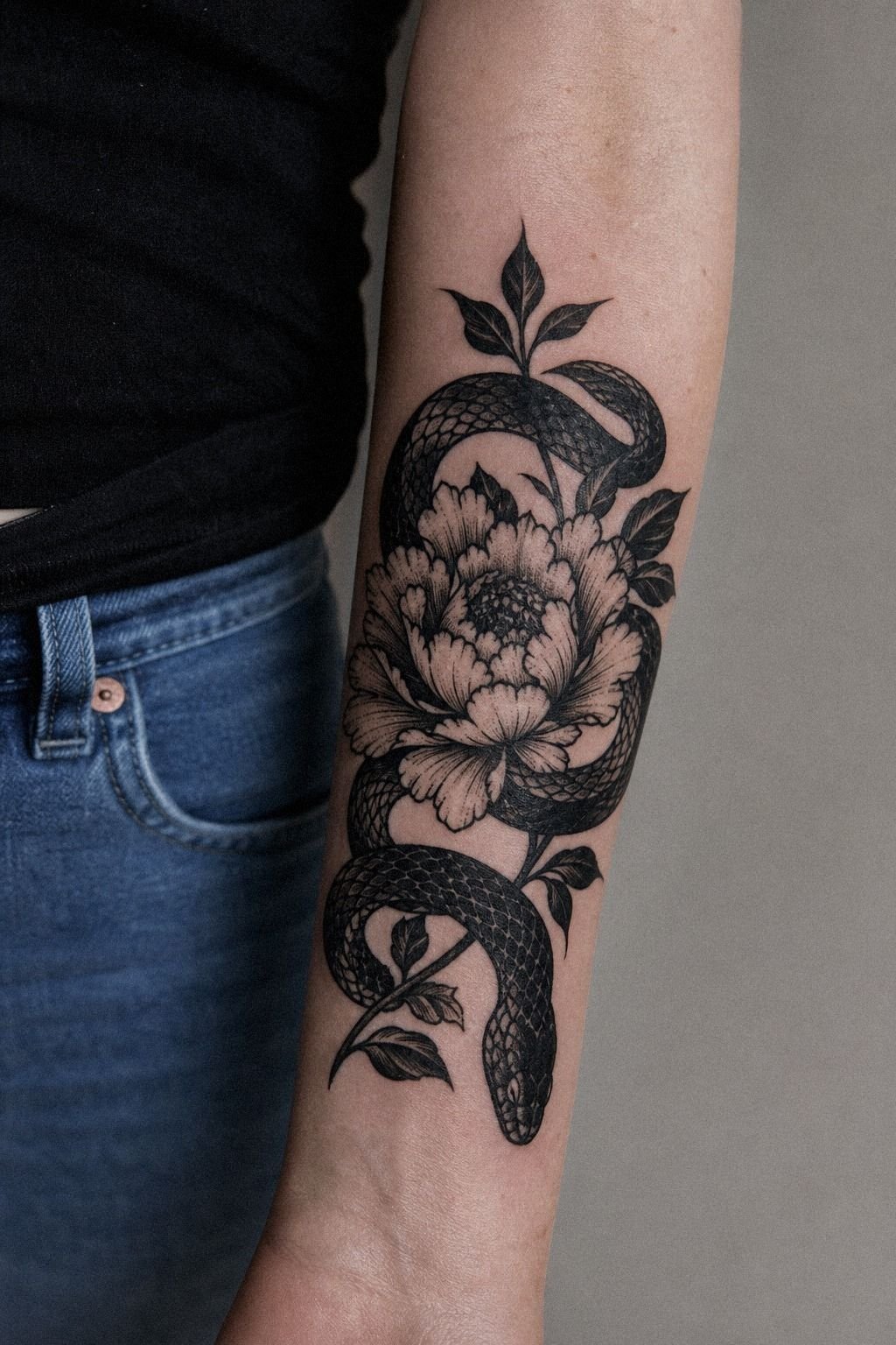 Blackwork Tattoo Design Book With Bold Lines