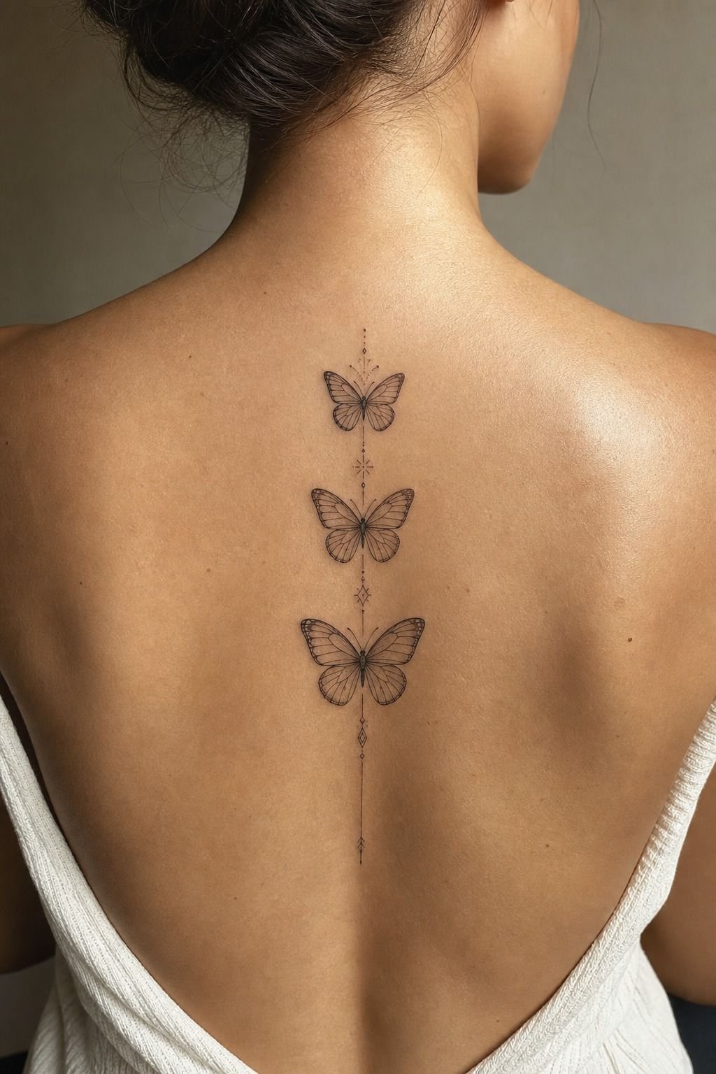 Place it on the spine, not the lower back