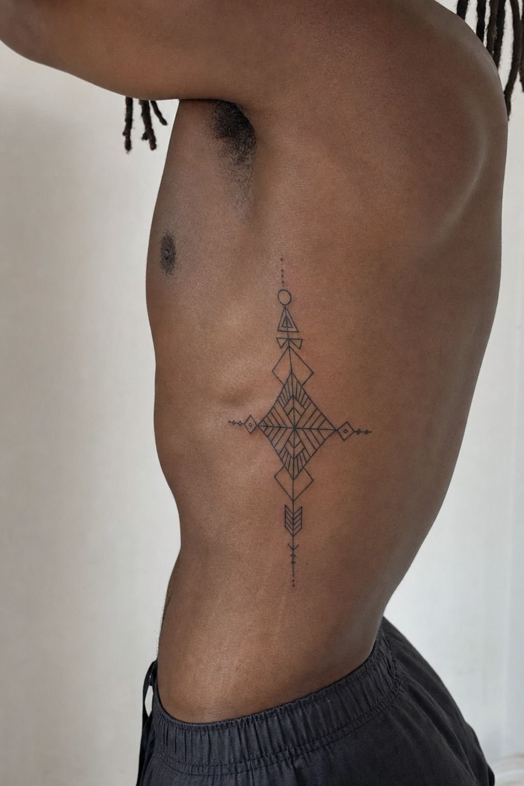 I Checked Symmetry After The First Peel (Ribs, Deep Ebony Skin, Healed Look)