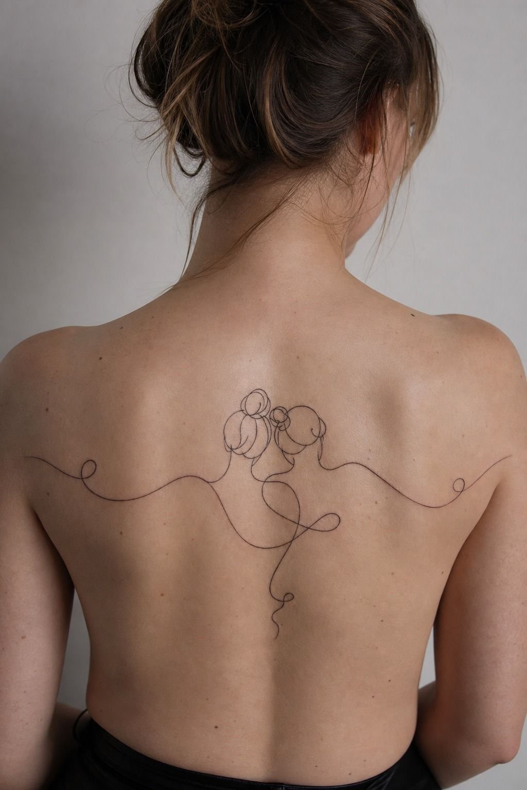 Matching Best Friend Lower Back Tattoo