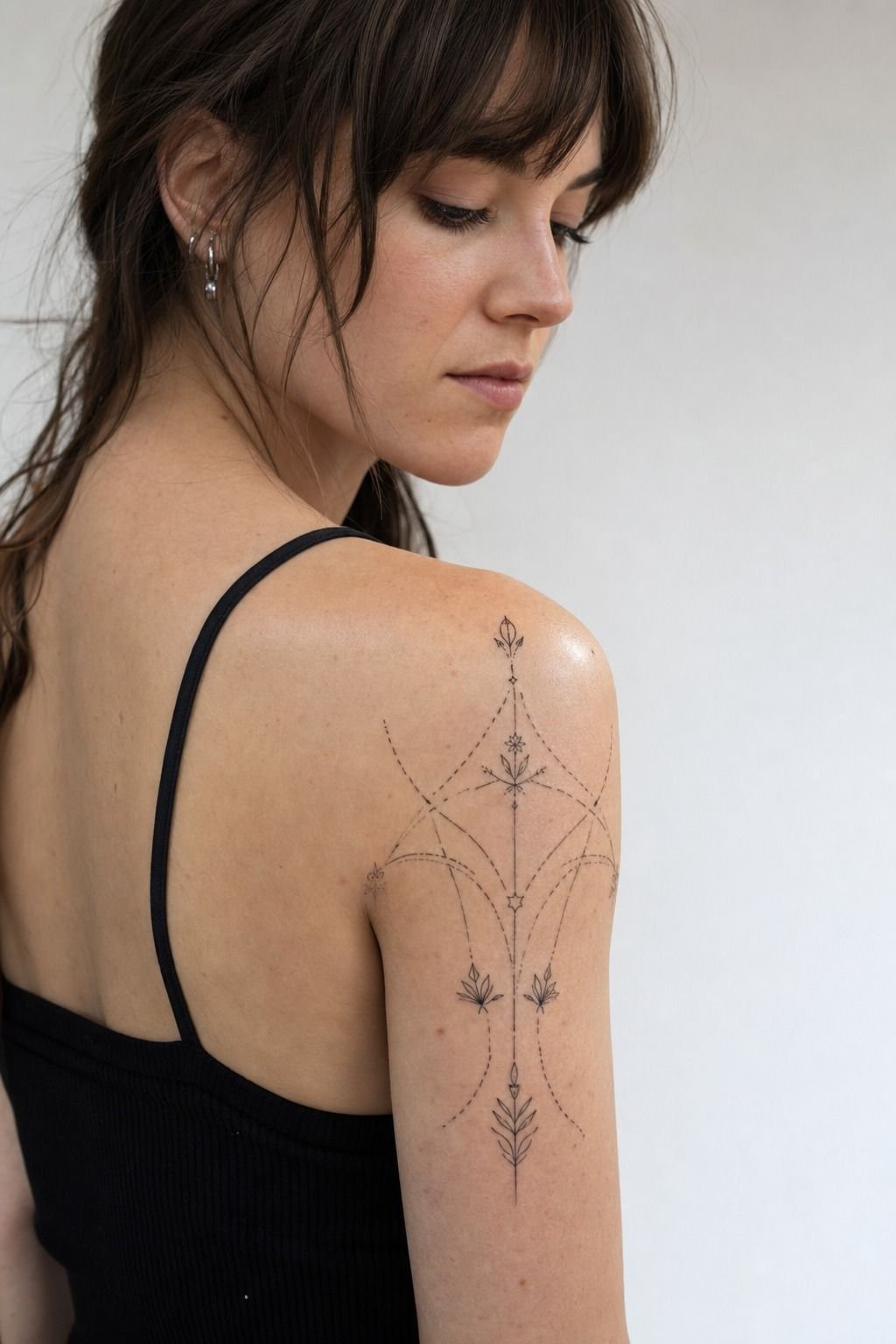 Start with a placement map for inner knee tattoos