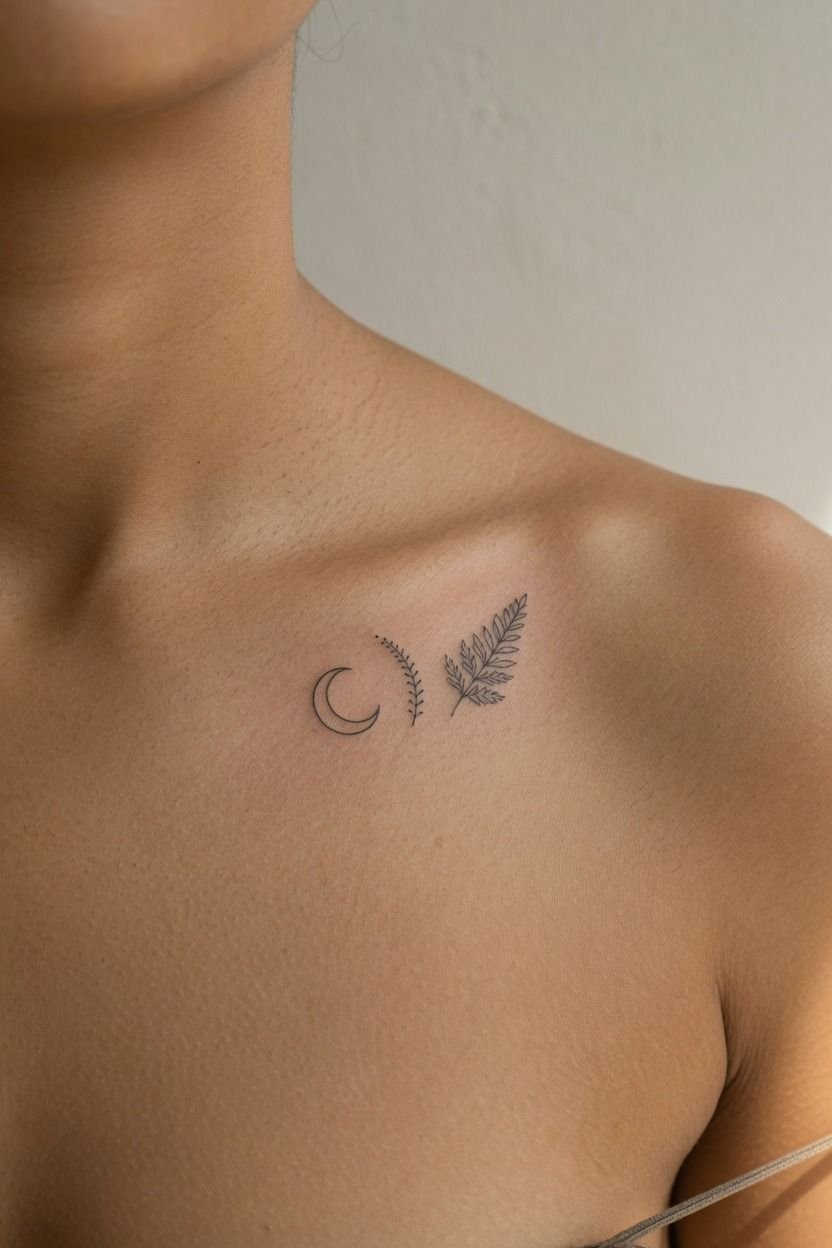 Matching Micro Tattoos for Couples and Sisters