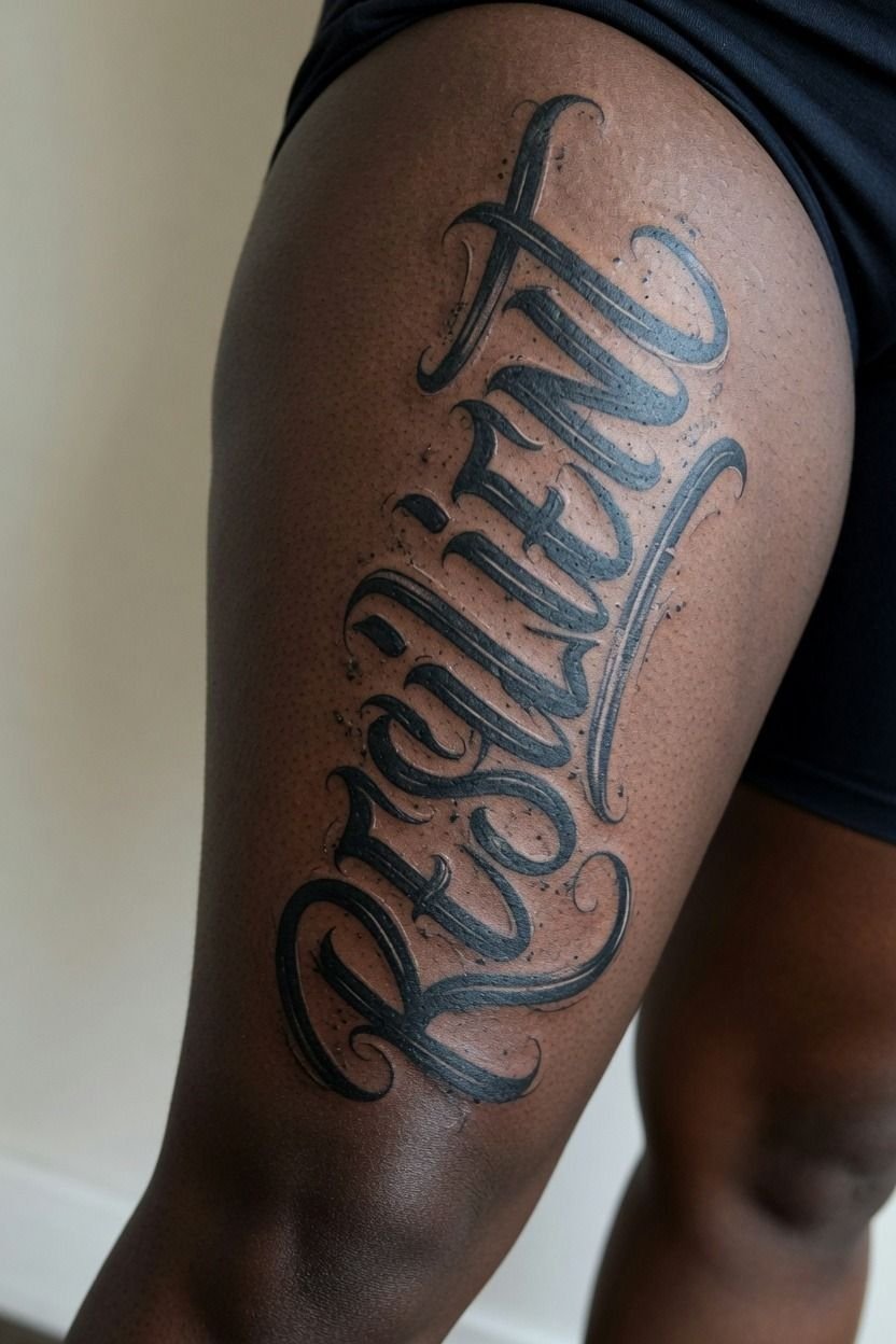 Single-Word Lettering That Says Everything