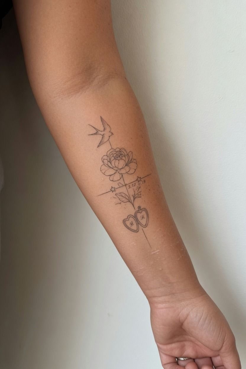 Small Memorial Tattoos Honoring Someone You Lost