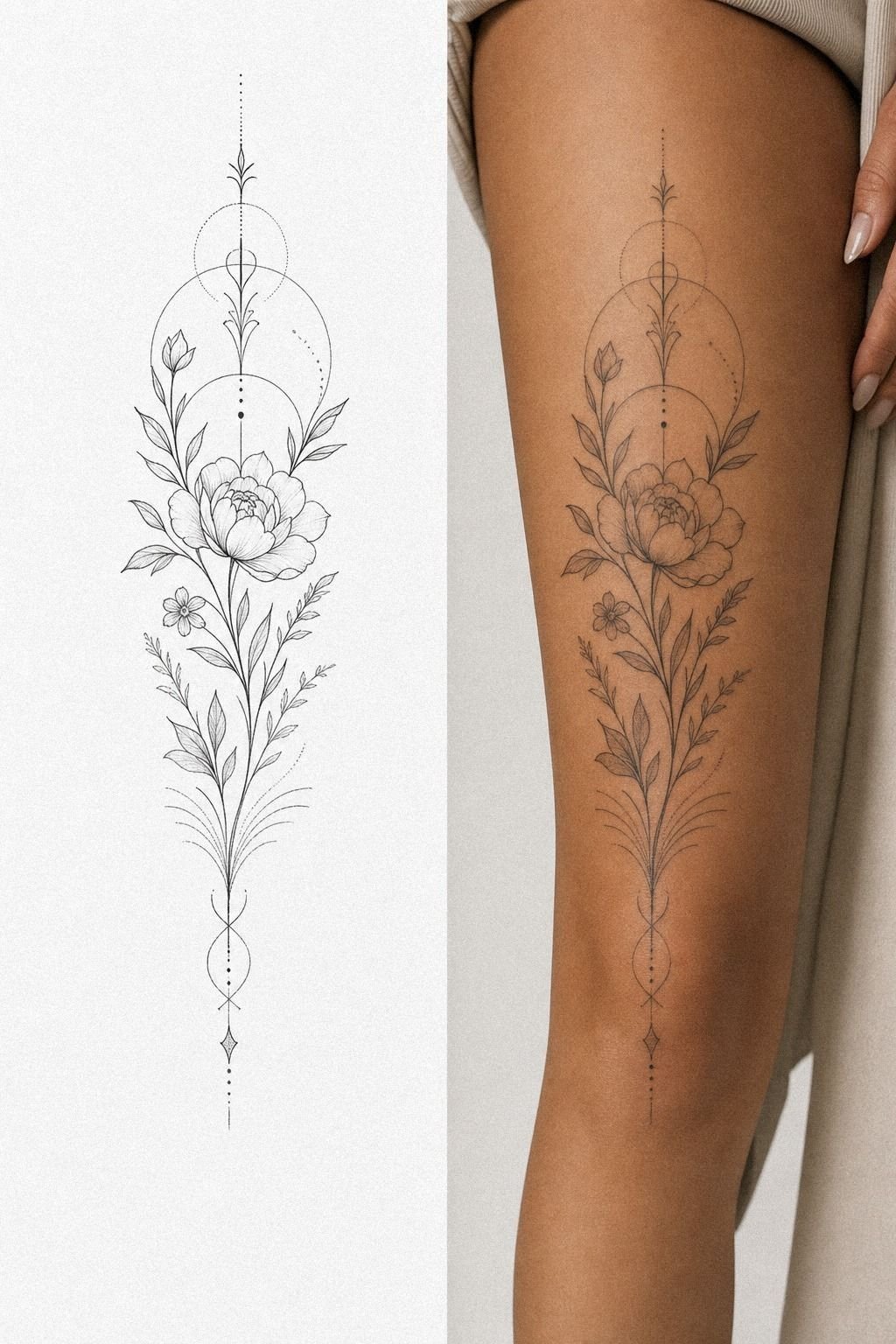 Should an Under Knee Tattoo Climb Upward?