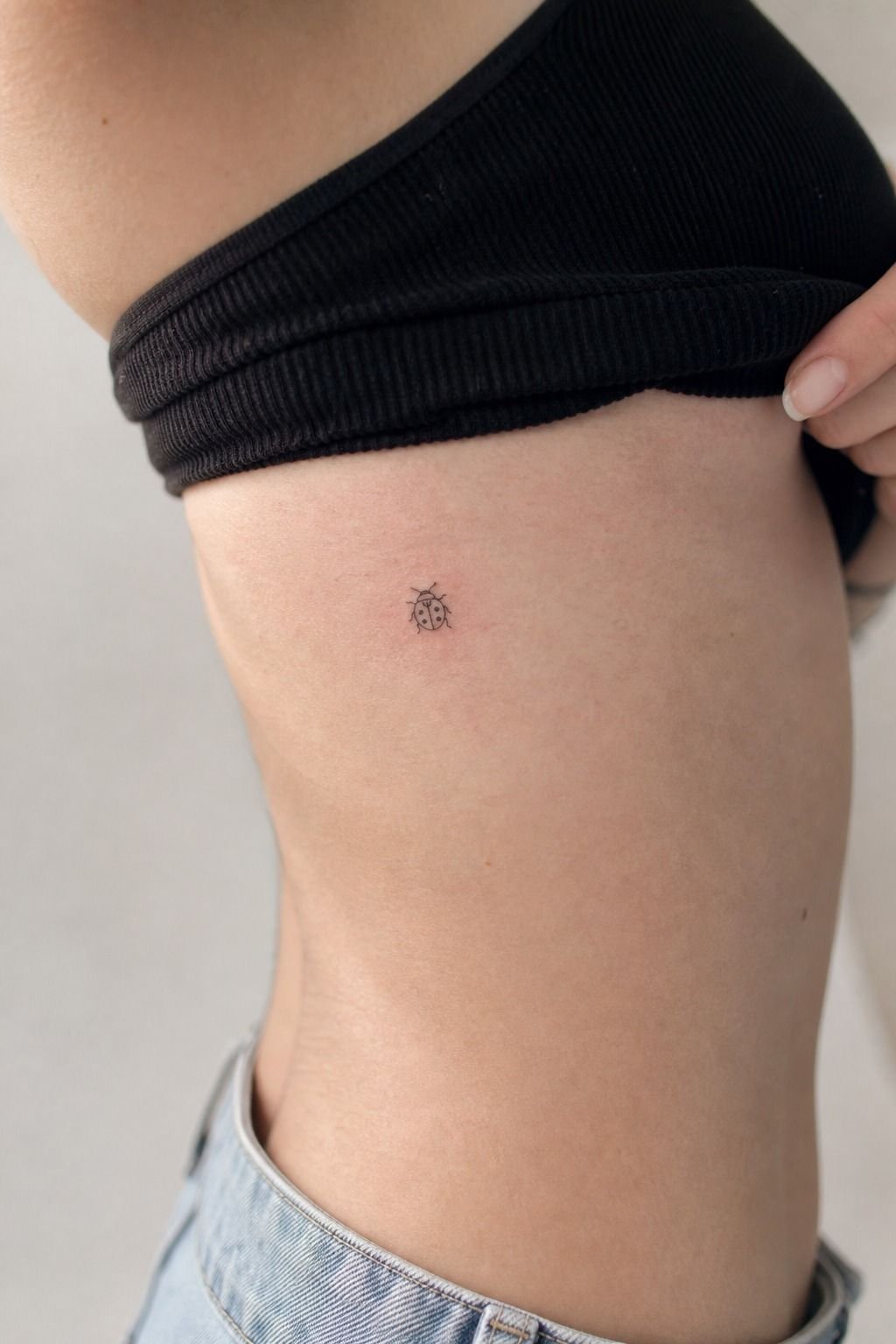 Scale a Delicate Rib Ladybug for Clean Healing