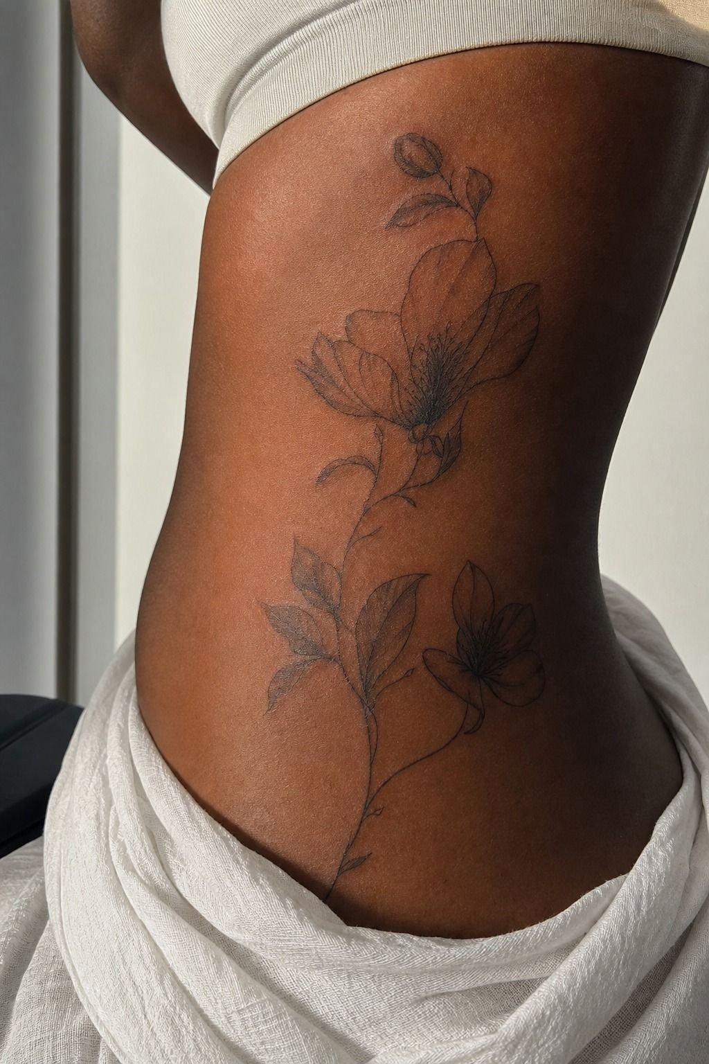 Dress for easy access during your knee tattoo session