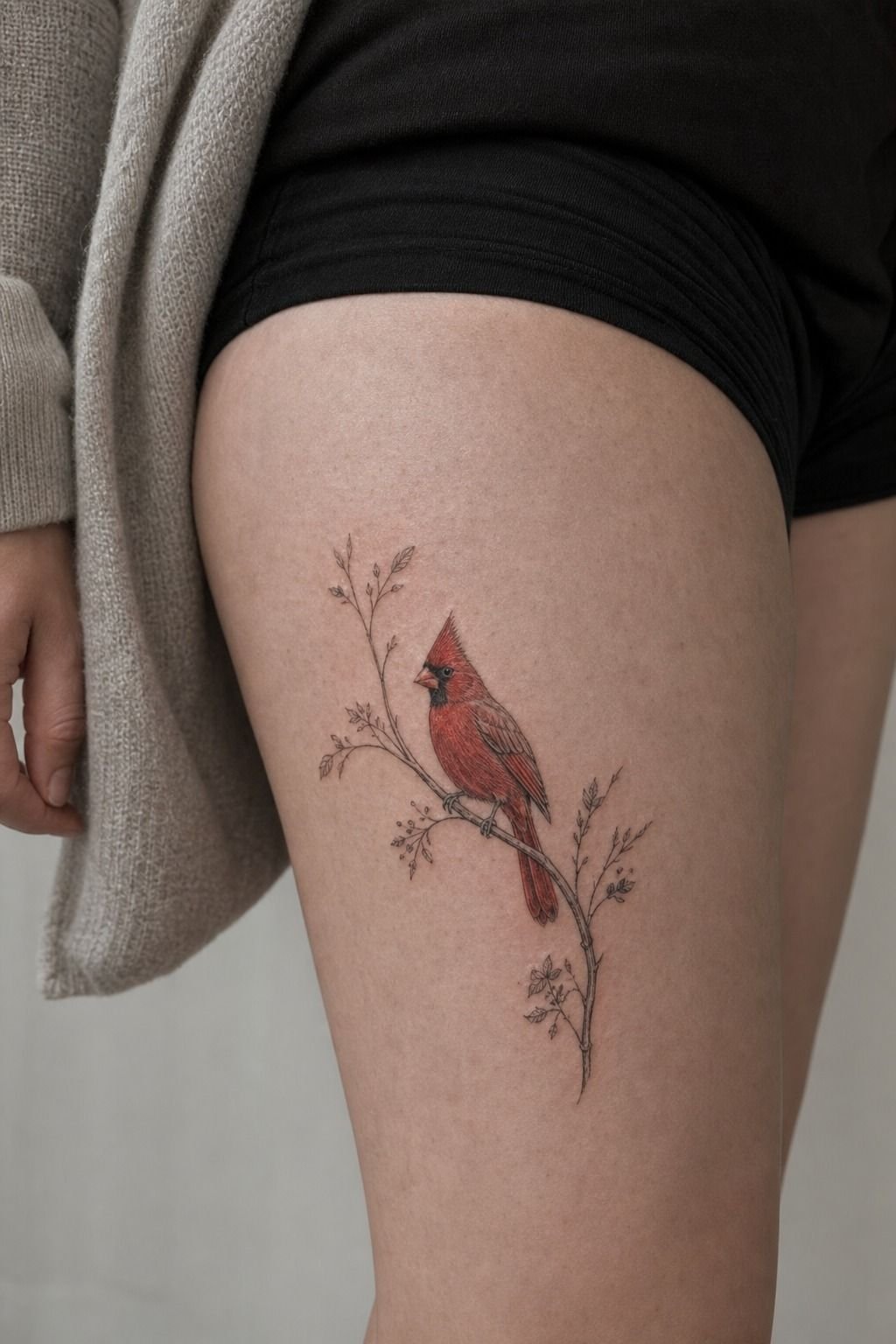 I Chose A Red Cardinal Tattoo Meaning