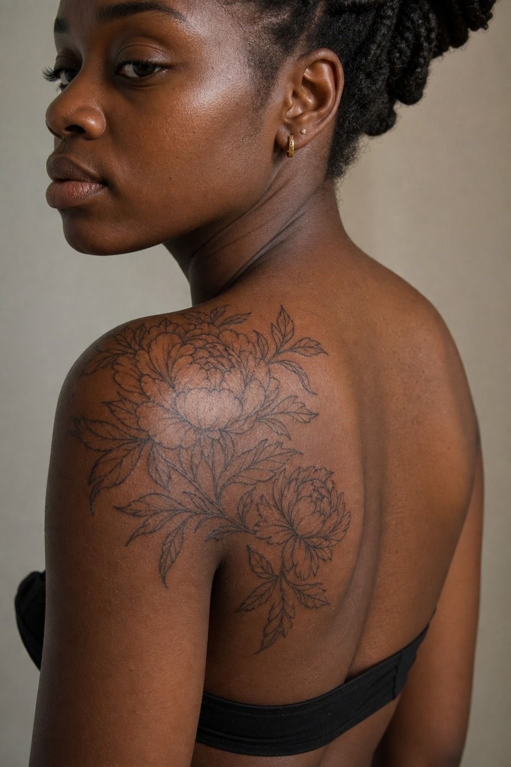 Wrap a Peony Around the Shoulder Cap