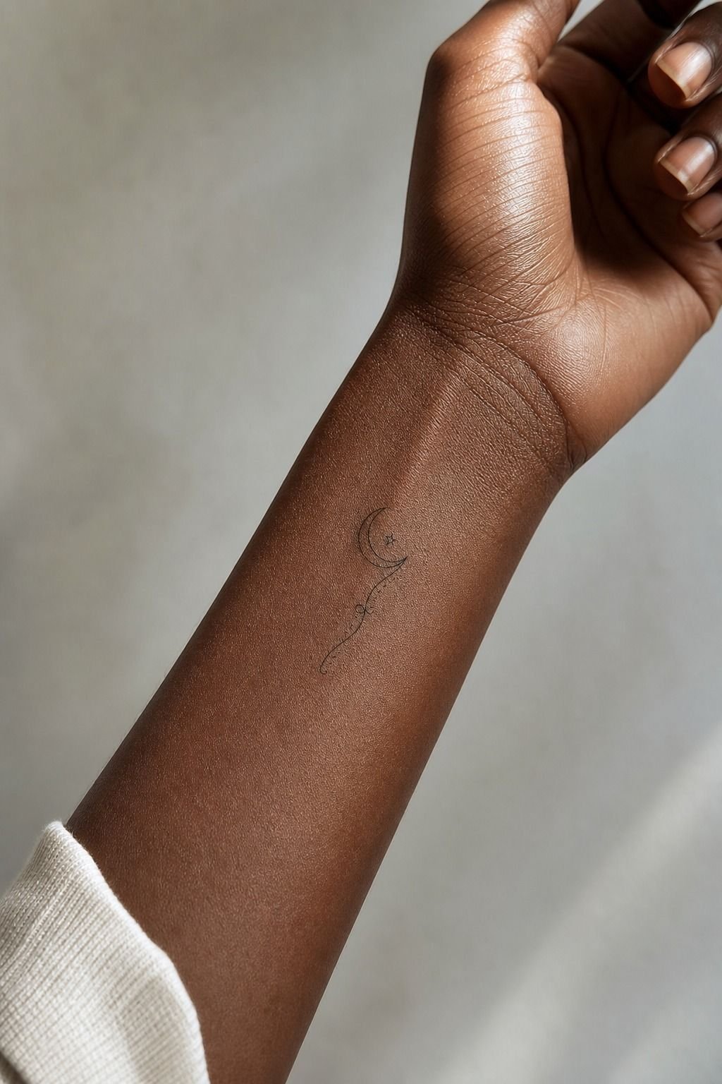 Small Meaningful Tattoo Stencil Design