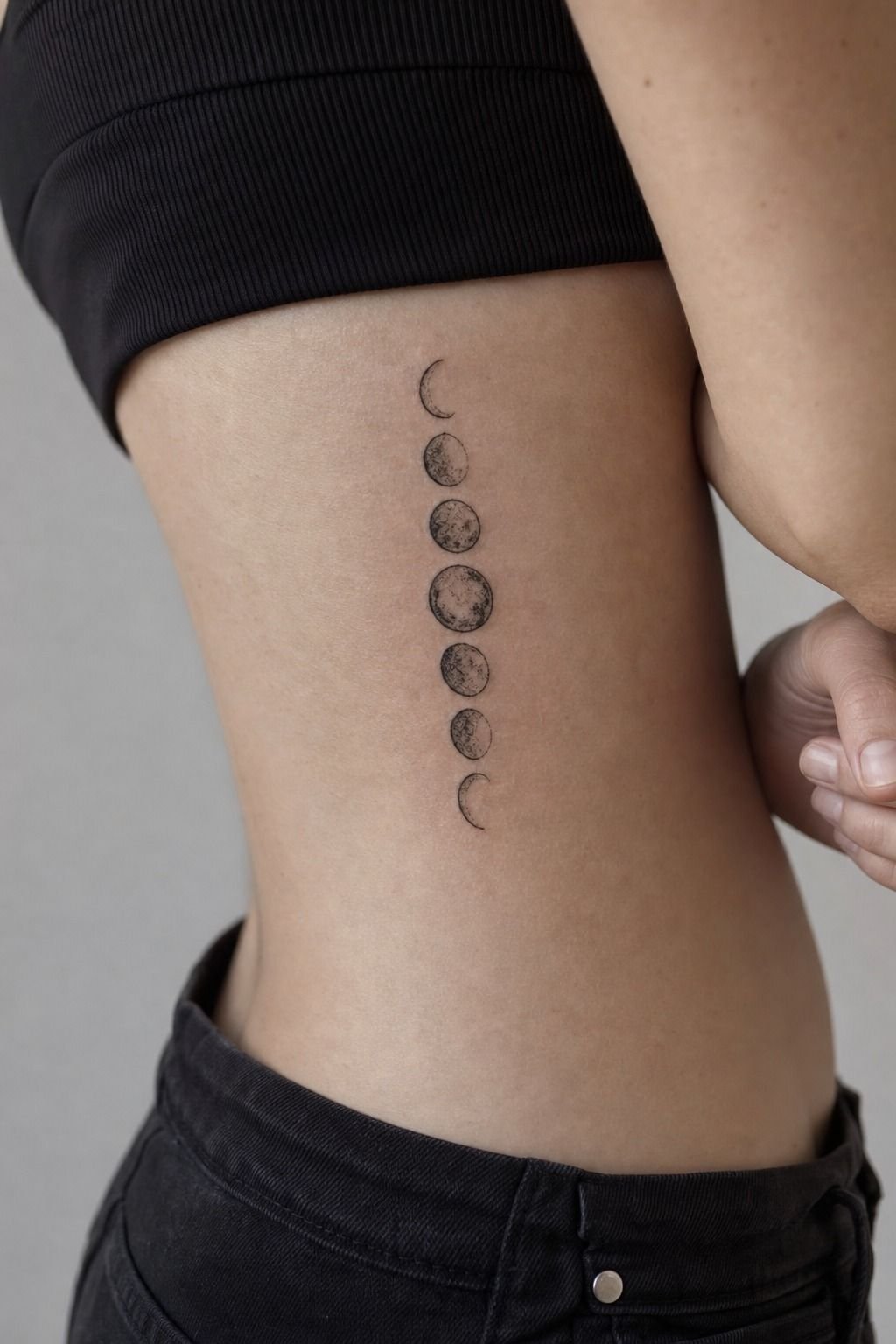 Drop a Moon Phase Line Down the Ribs