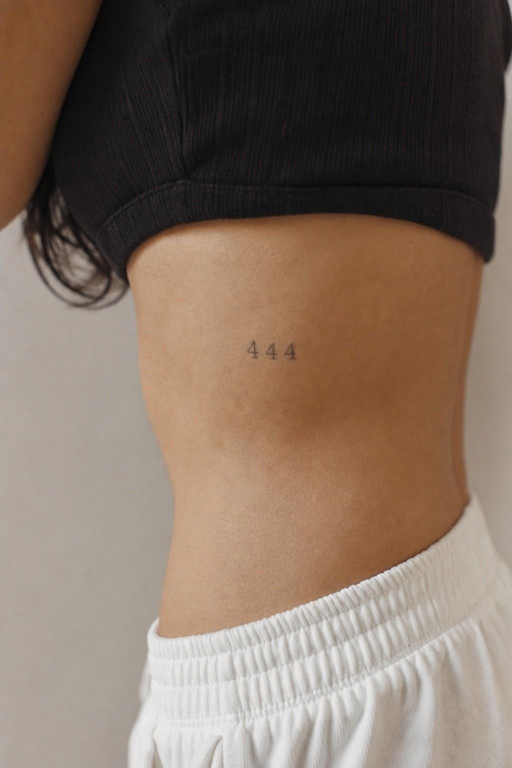 Letter an Angel Number on the Side Waist