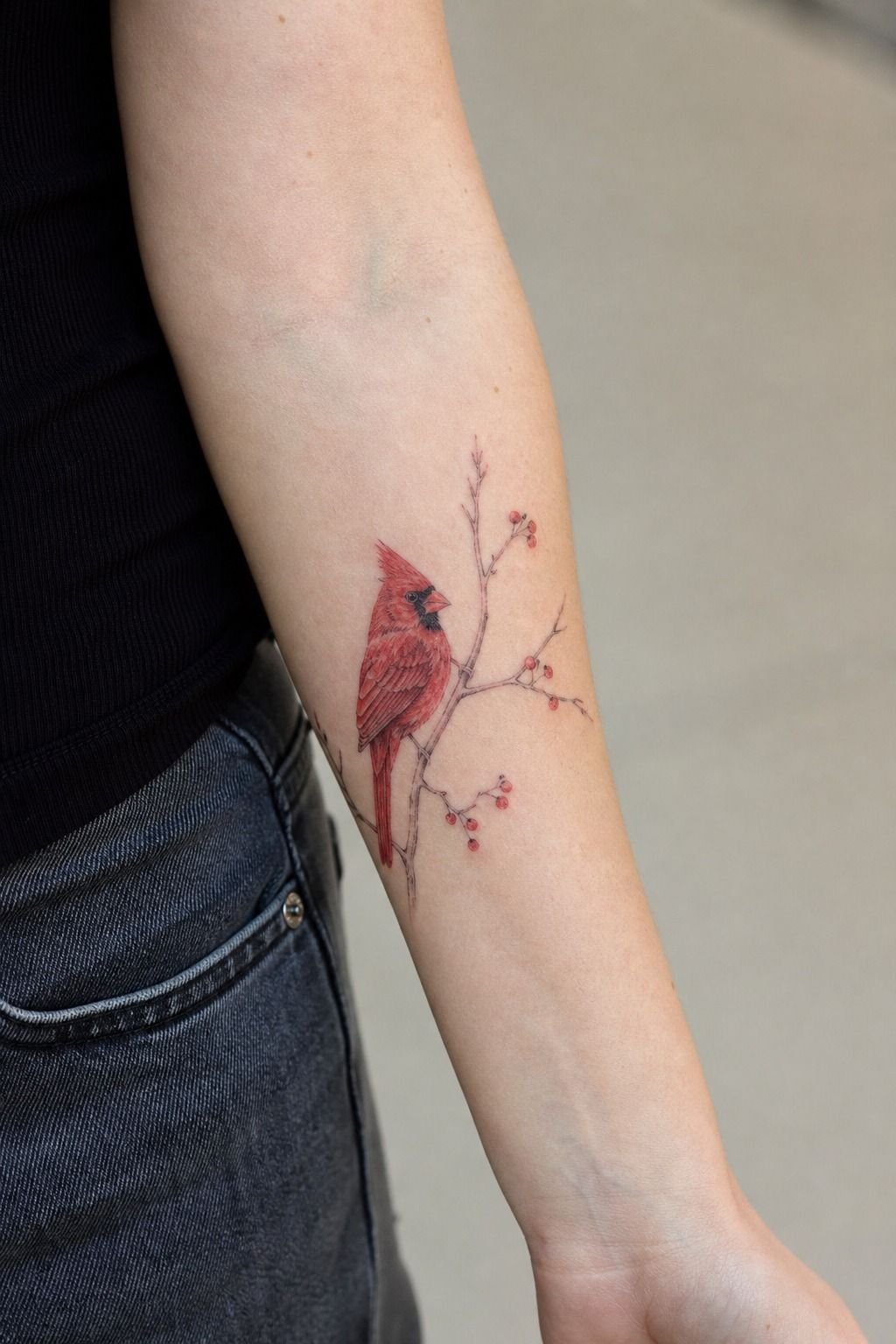 I Saved The Final Cardinal Tattoo Placement