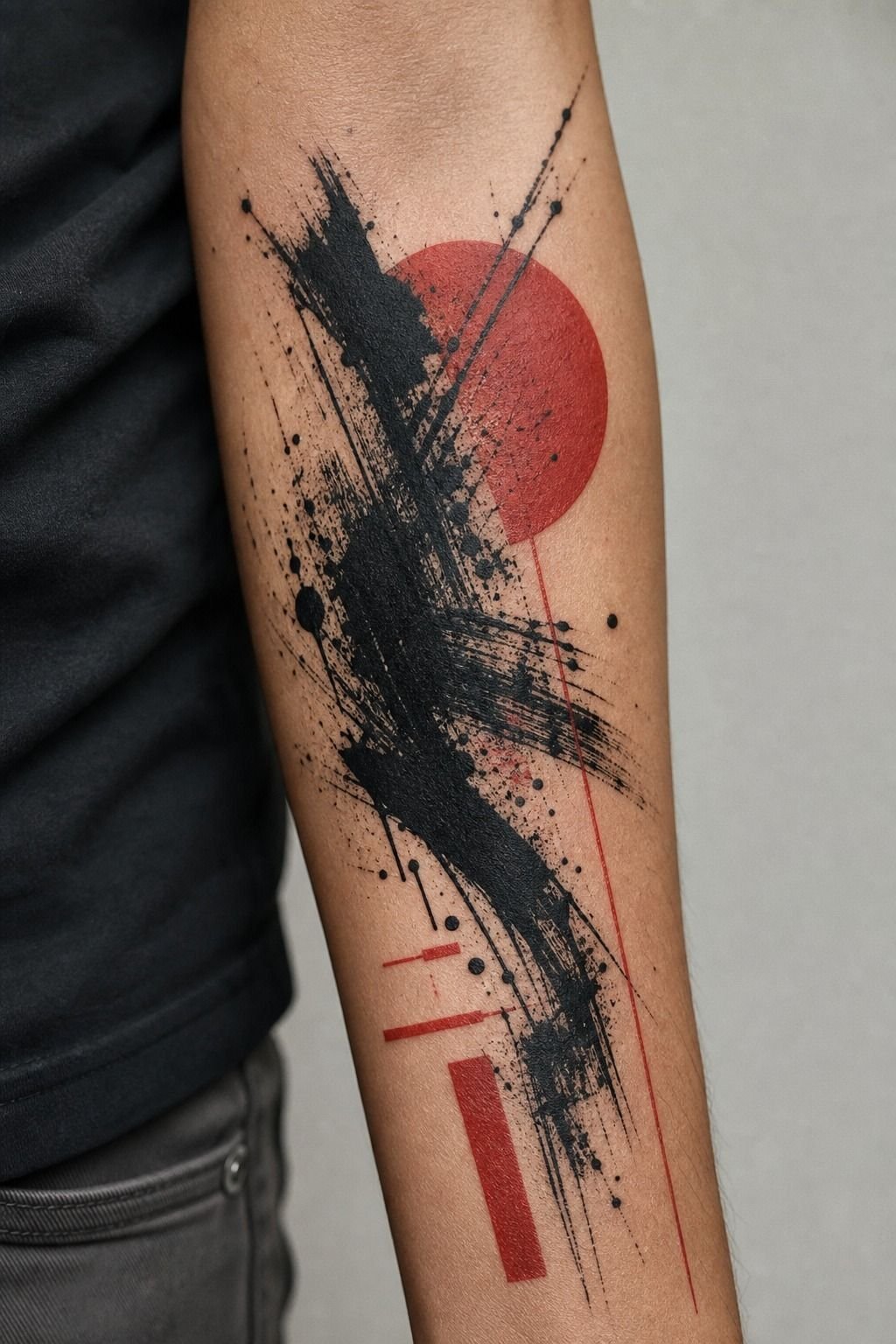 Pick Red-Black Trash Polka Contrast That's Worth the Pain