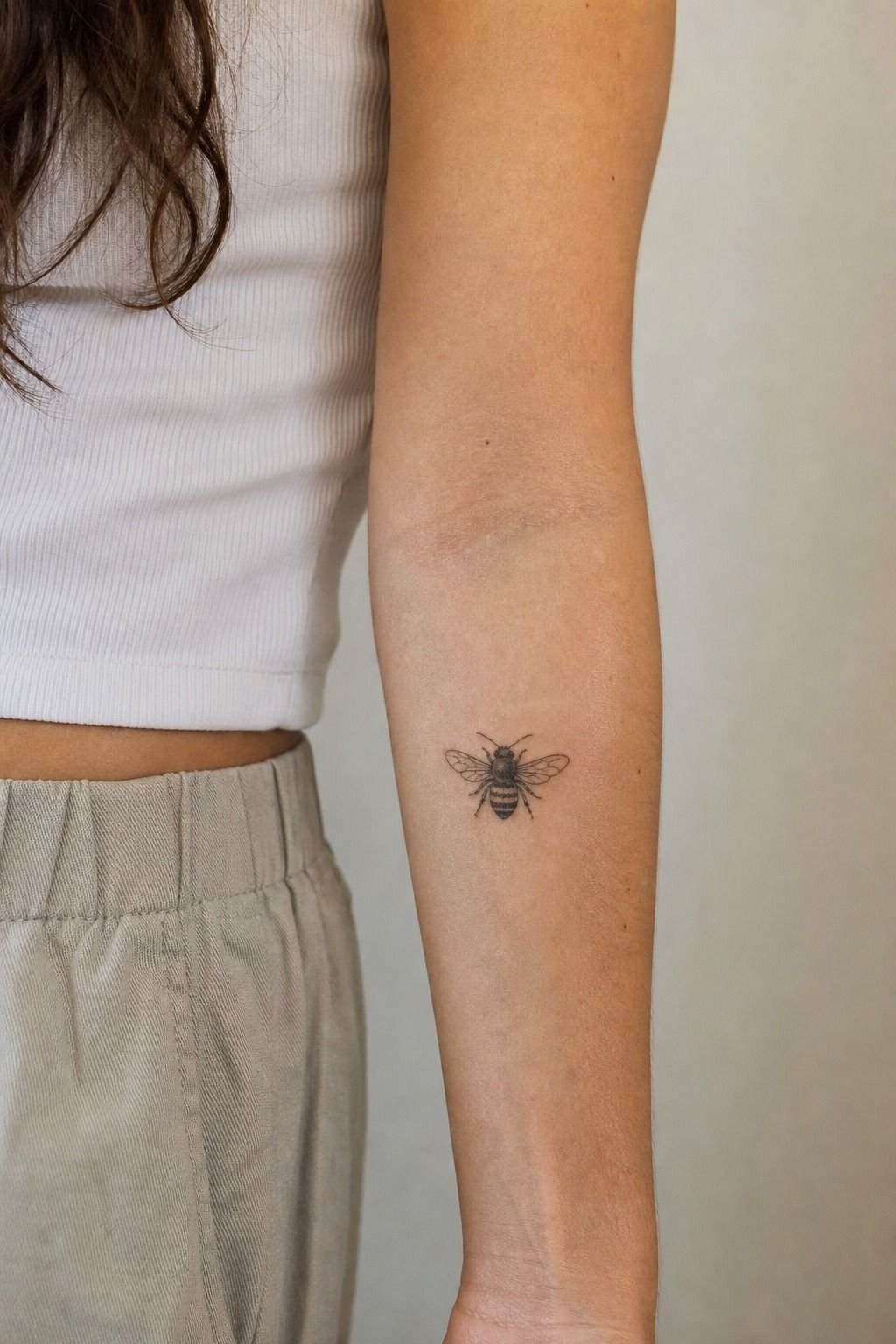 Place Your Honeybee Tattoo On The Inner Arm