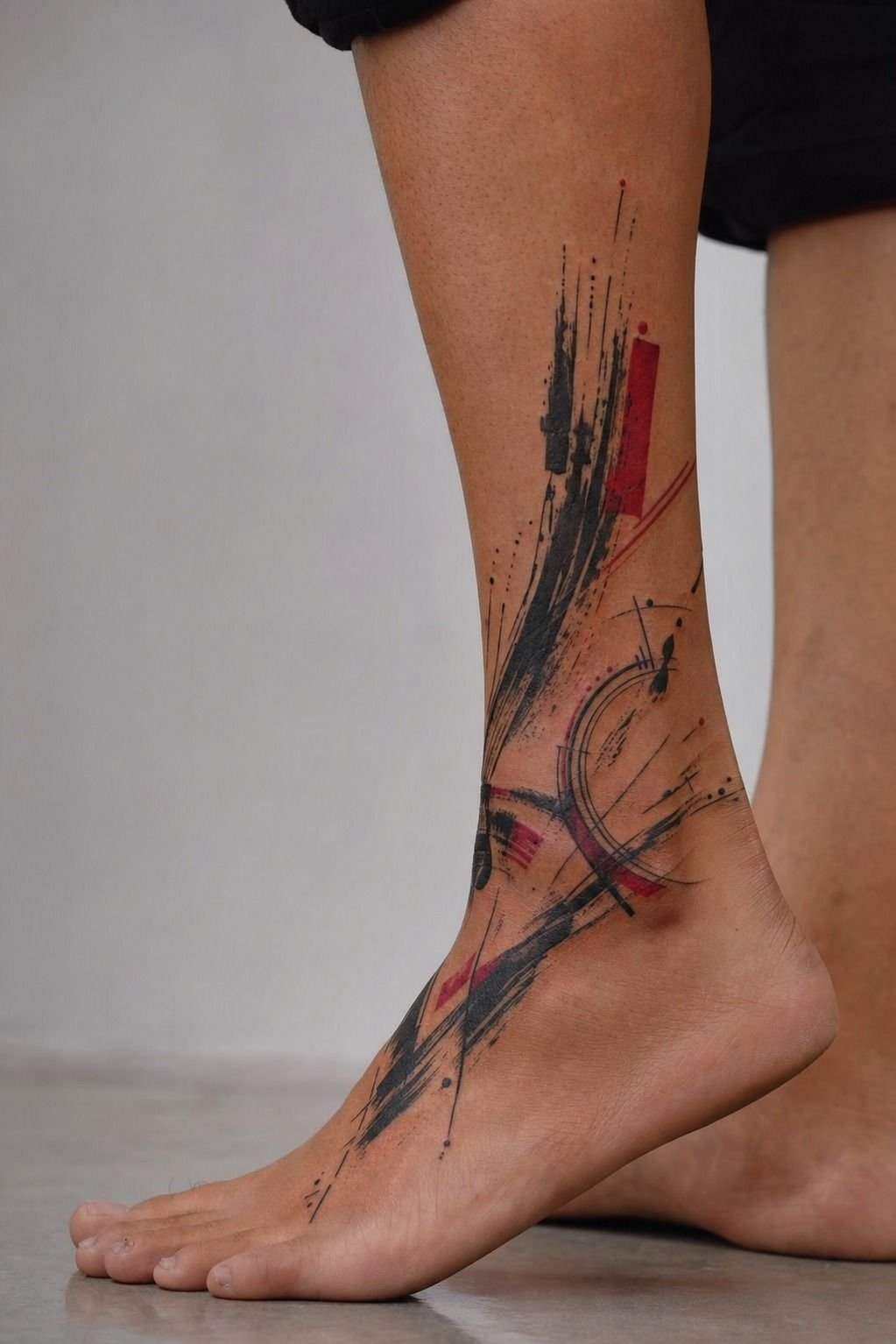 Build a Trash Polka Tattoo Pattern Around Motion