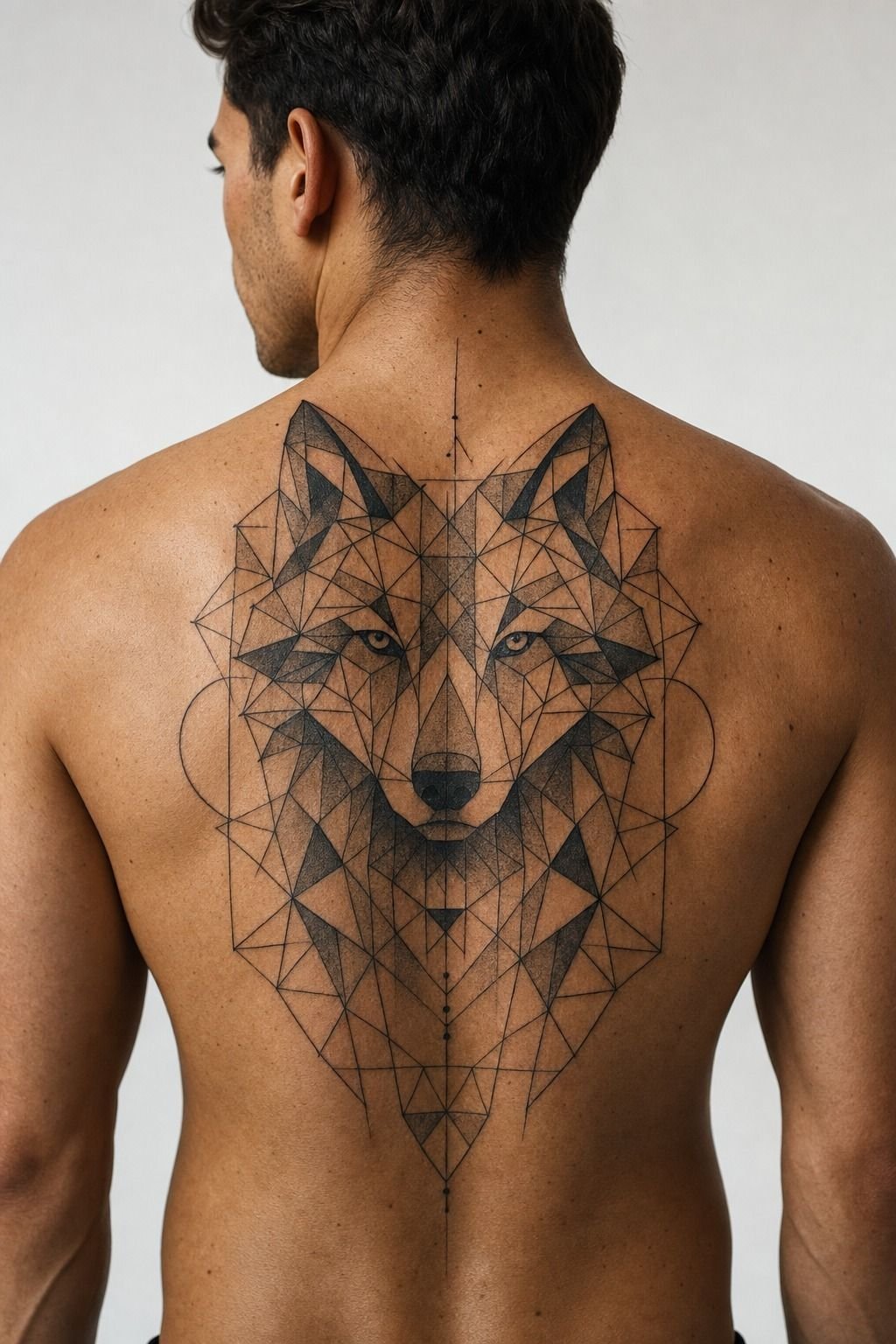 Marco’s Polygon Map for a Geometric Wolf Tattoo