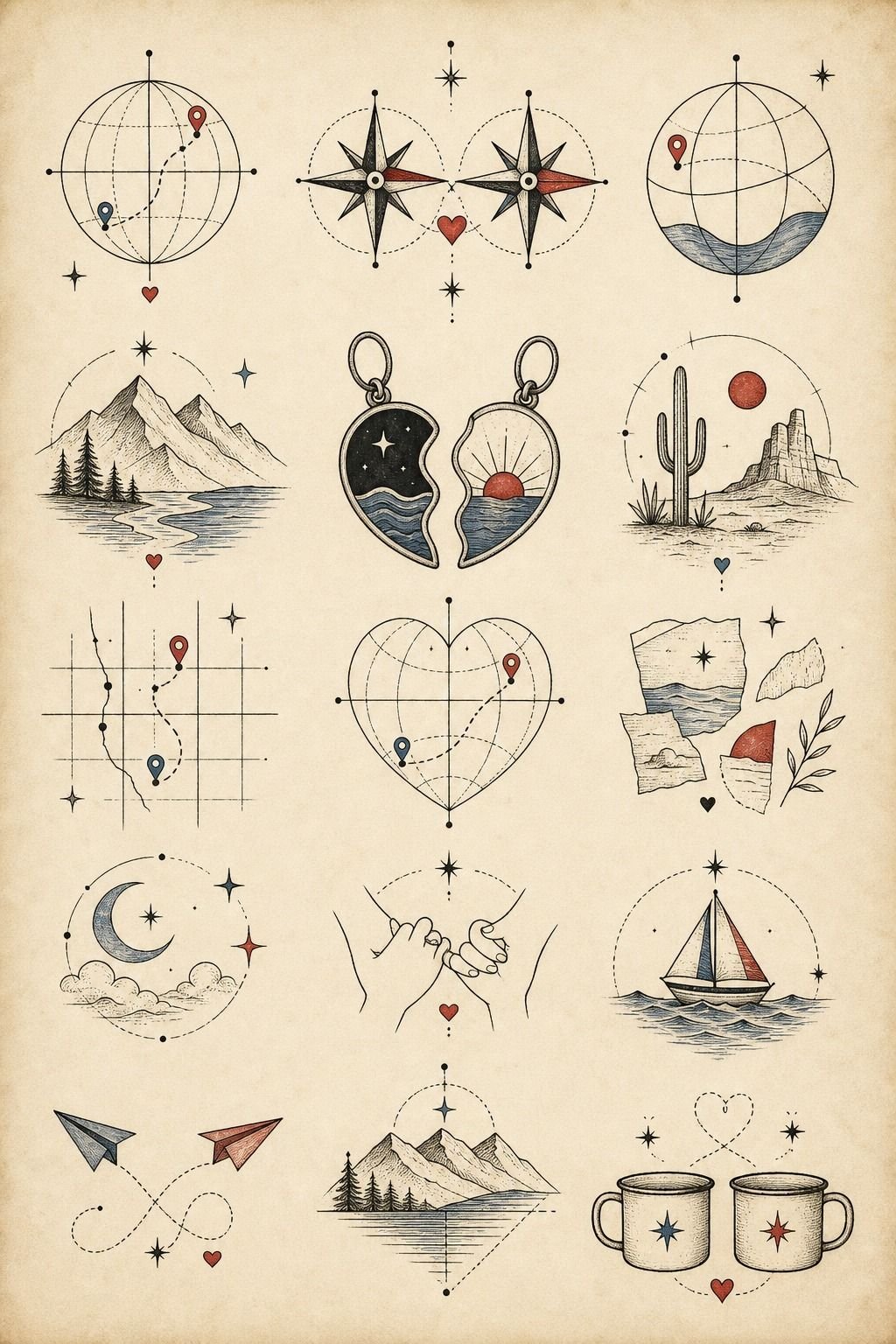 Minimal Coordinates For Shared Memories