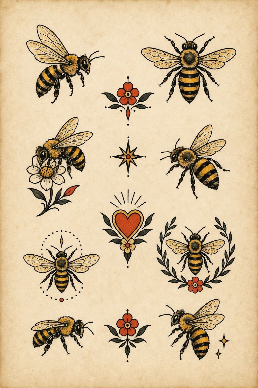 Keep Your Honeybee Tattoo Small For First Ink