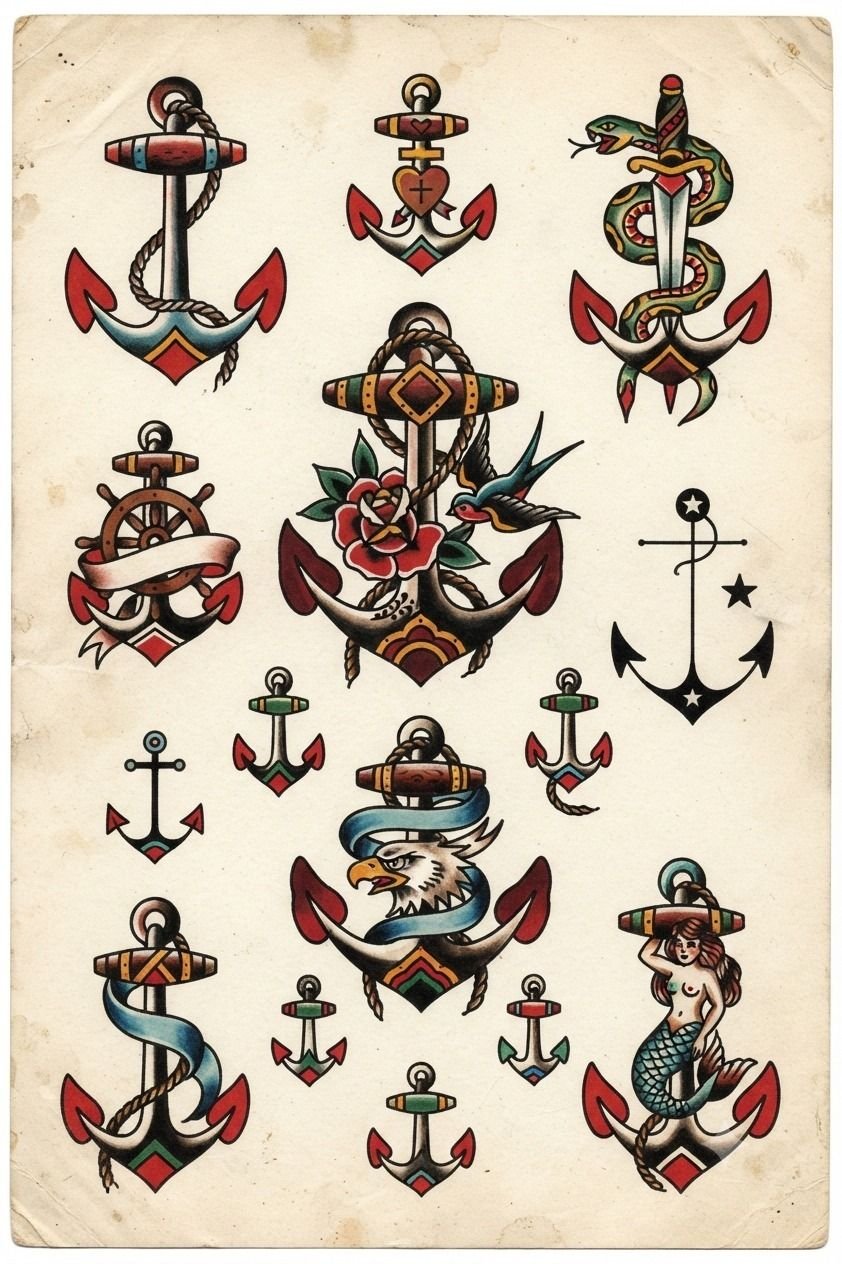 What My Sailor Jerry Style Anchor Actually Means