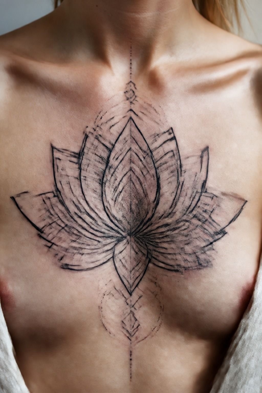 Why Does a Geometric Lotus Work on the Sternum?