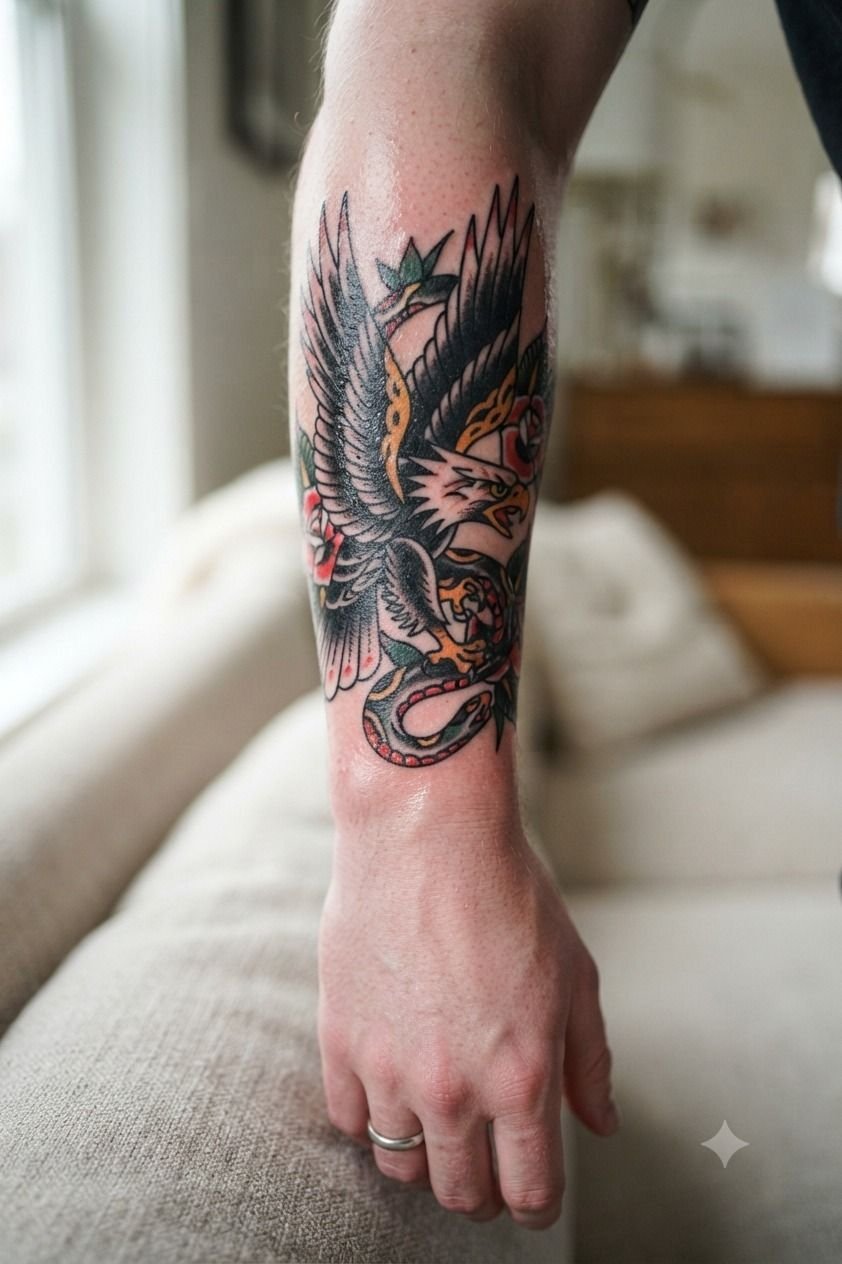Sitting Through the Bold Outline on My Forearm