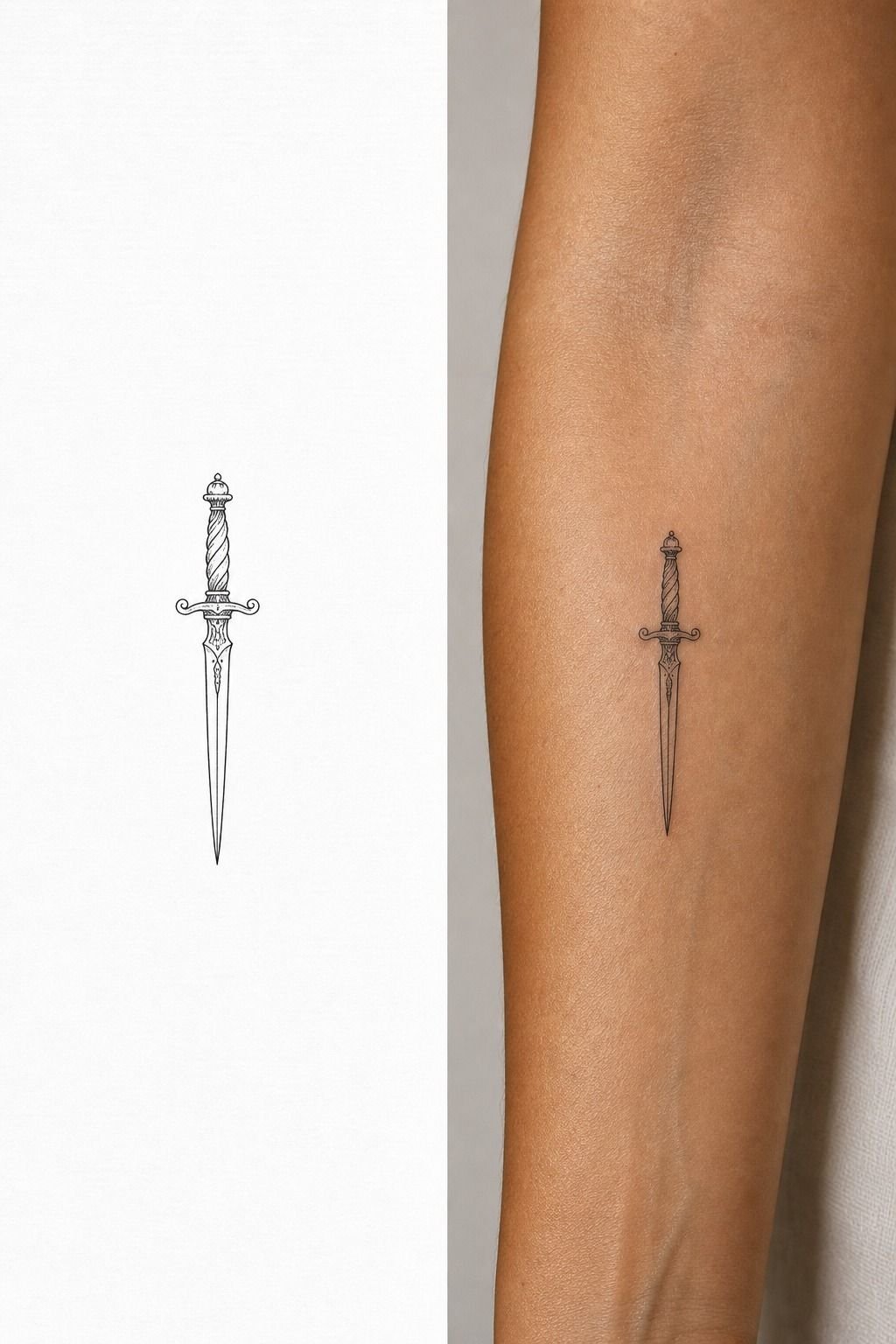 3RL Linework Keeps a Tiny Dagger Distinct