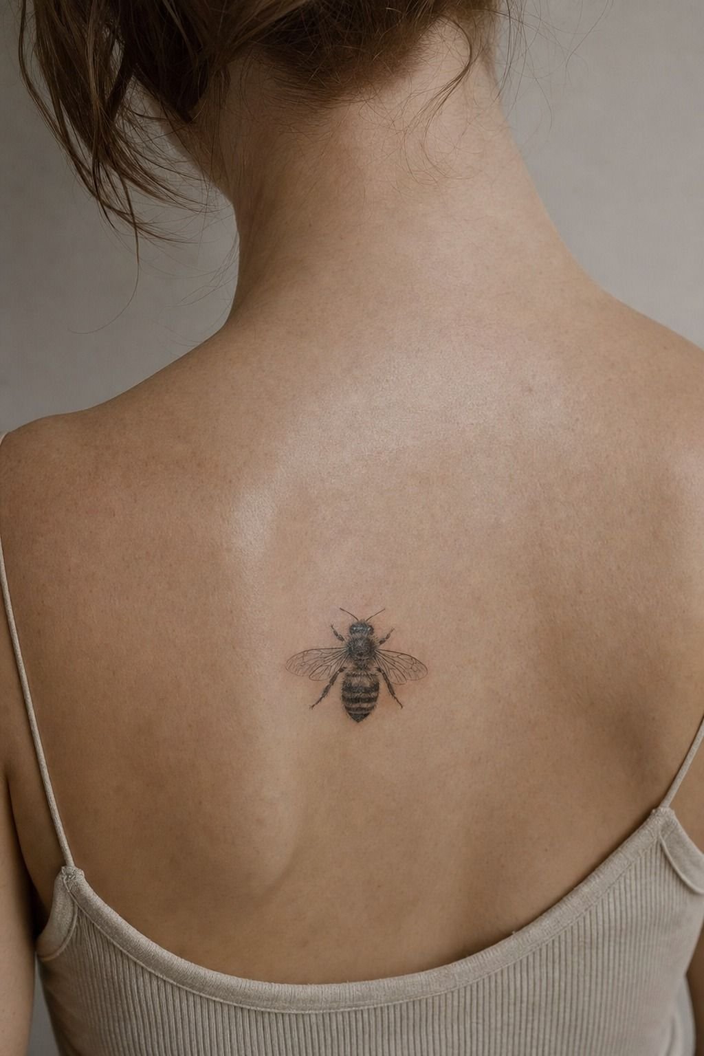 Pick A Realistic Honeybee Tattoo With Wing Detail