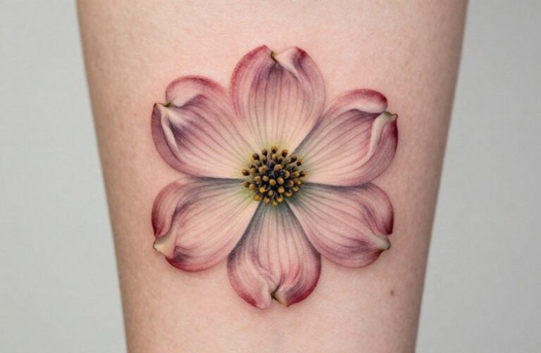 Dogwood Flower Tattoo Meaning: Resilience, Faith & Renewal
