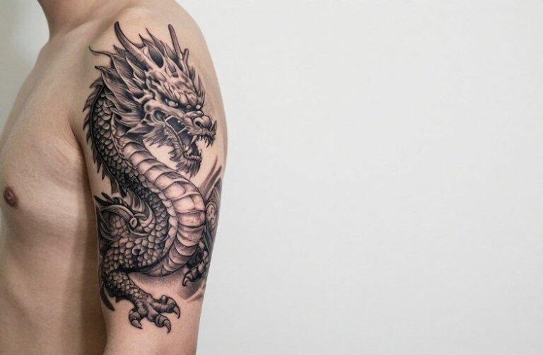 Dragon Man Tattoo Meaning: Power, Protection & Rebellion
