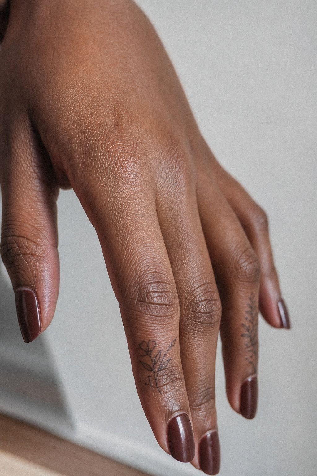 Cupid's-Bow Florals Near The Cuticle