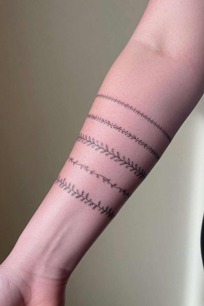 Fine Line Forearm Bands That Stay Sharp Over Time
