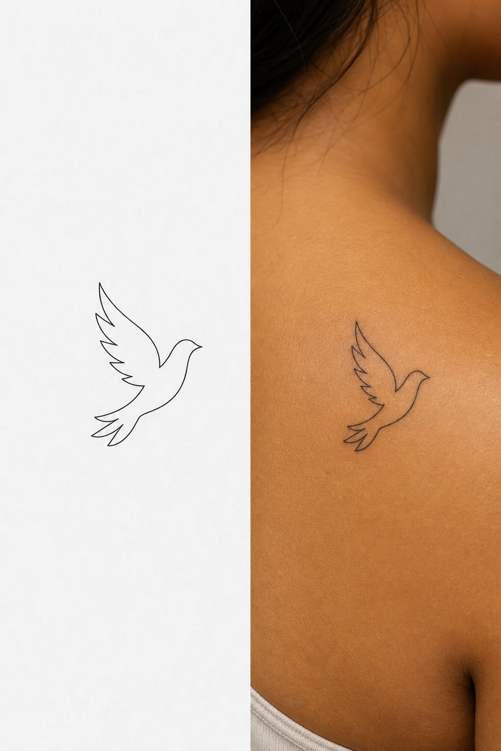 Choose the Shoulder for a Minimal Dove