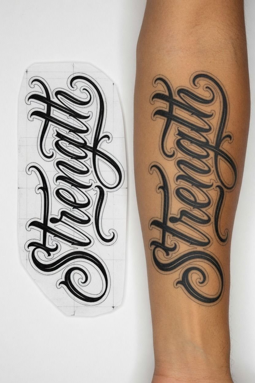 Script and Lettering Tattoos Men Actually Keep