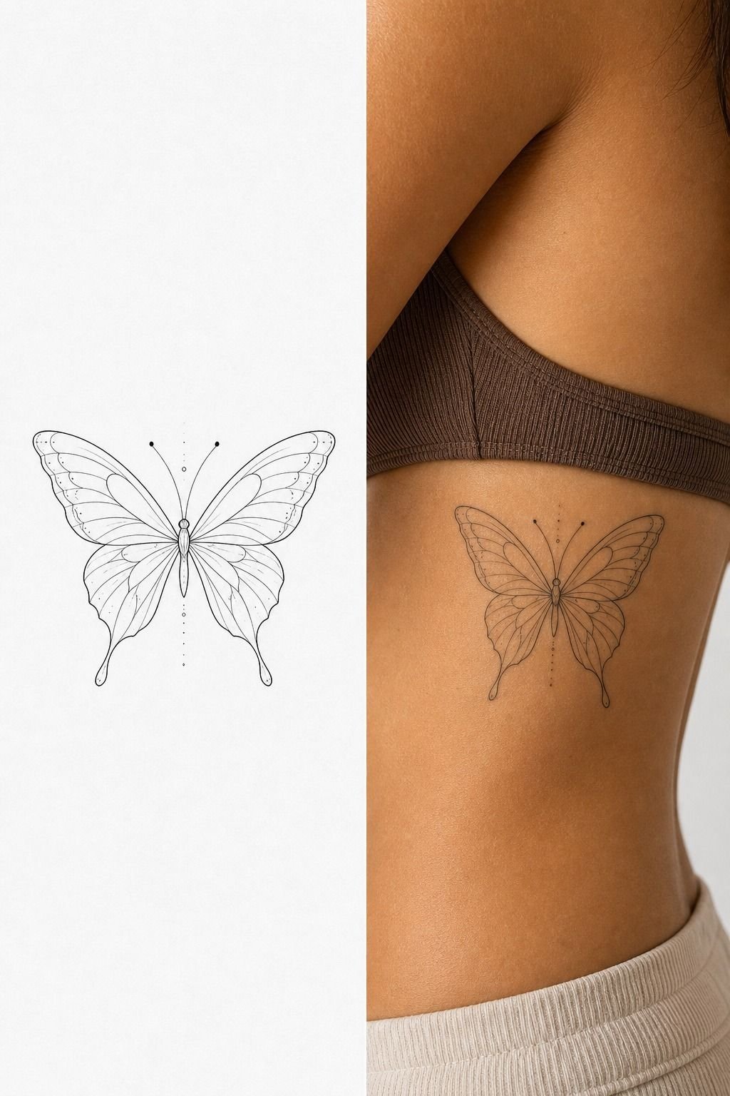 Match Butterfly Scale To Your Body Placement