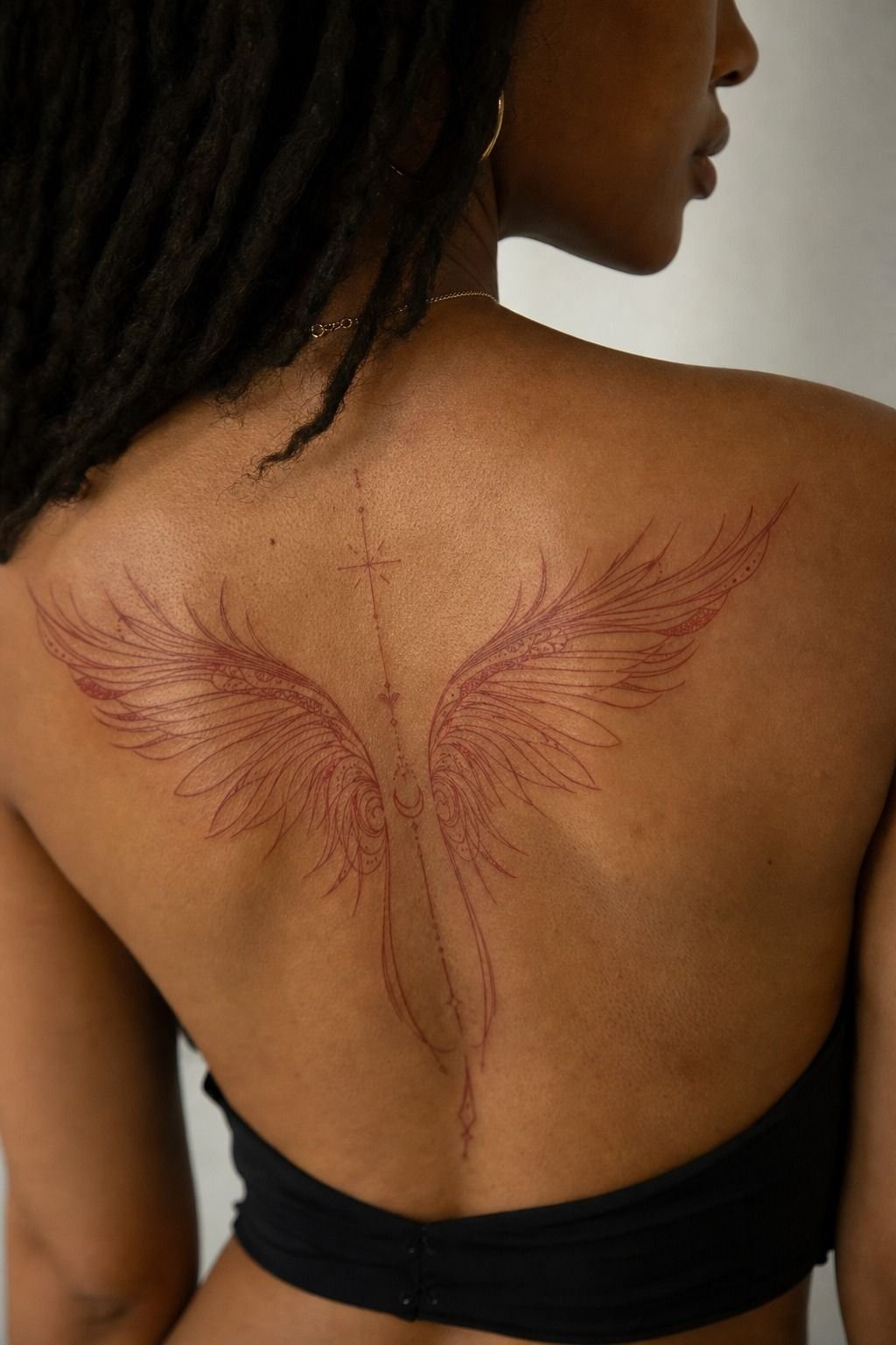 Use Red Ink For Delicate Wing Accents