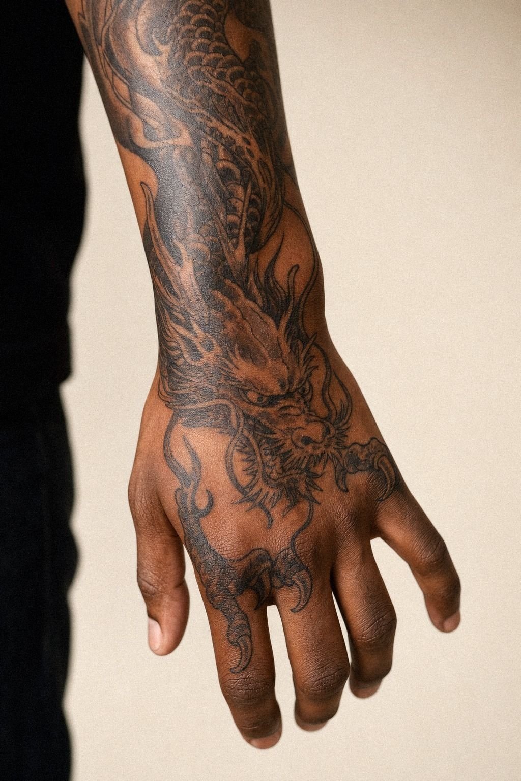Should you put a Japanese Dragon on your hand?