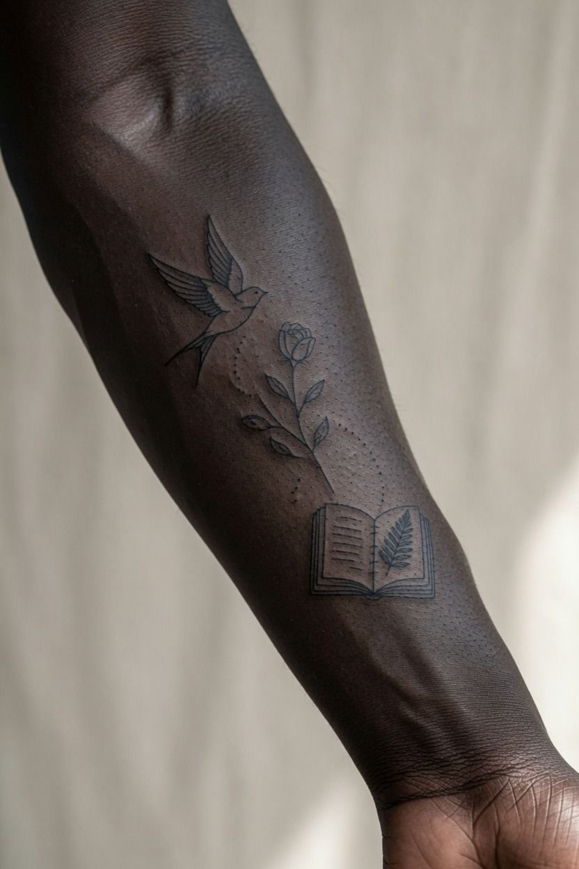 Small Meaningful Symbols Behind the Forearm