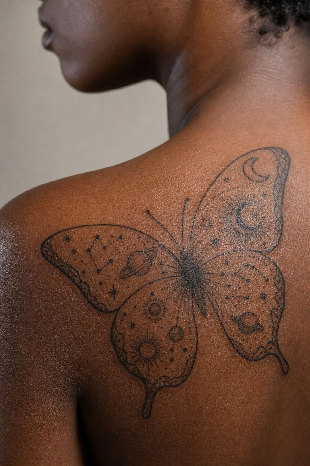 Create A Butterfly With Celestial Symbols