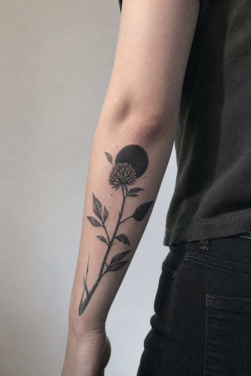 I Checked Healed Blackwork Arm Photos