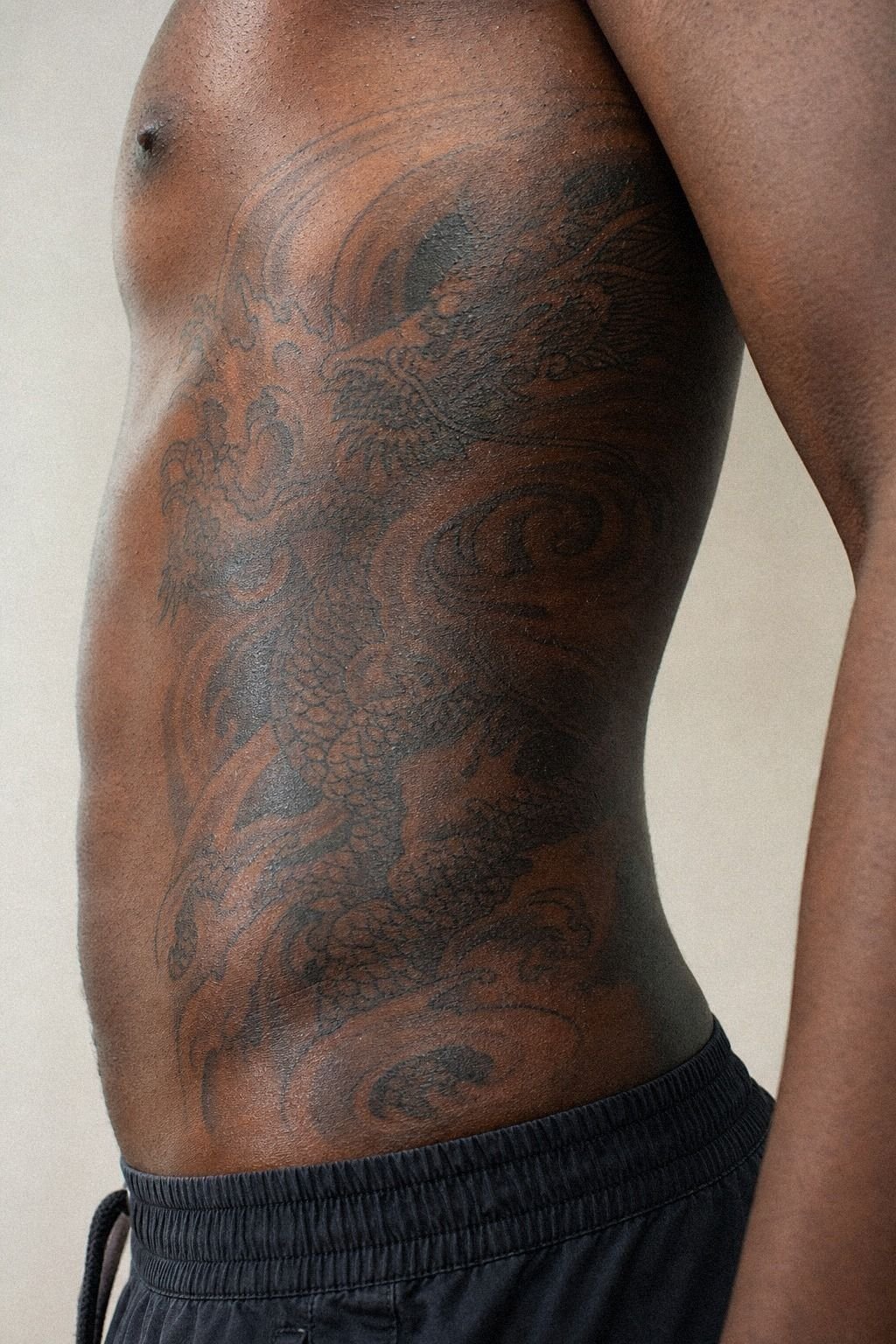 Dragon Scale Elbow Tattoo