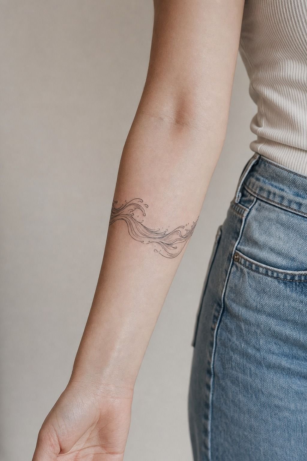 Let a Baptism Wave Flow with the Forearm