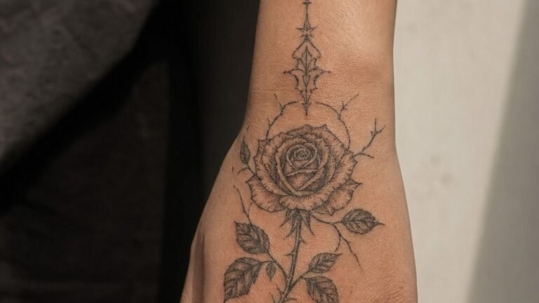 Timeless Gothic Rose Tattoo Ideas That Age Dark and Crisp