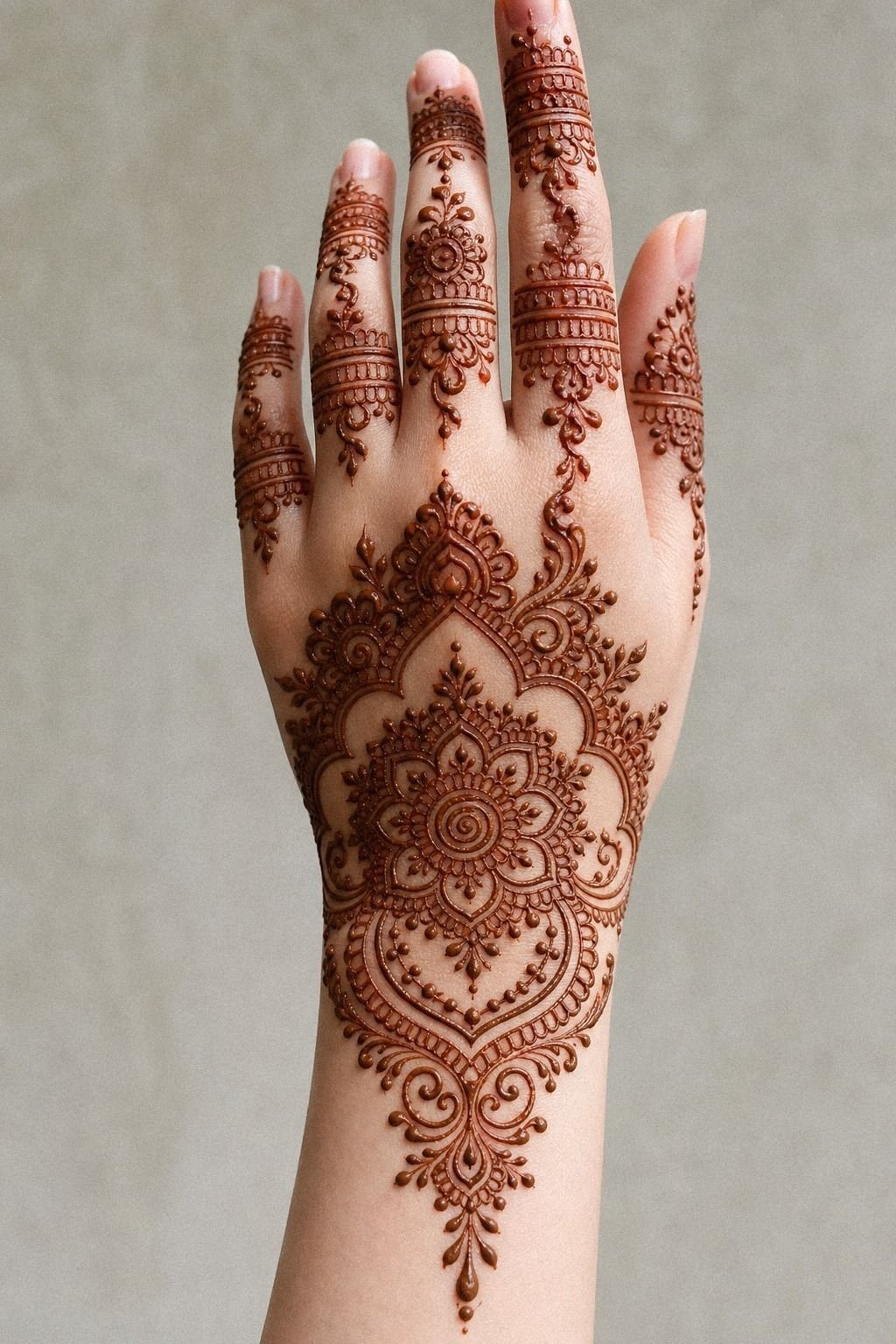 I Picked A Simple Henna Hand Concept