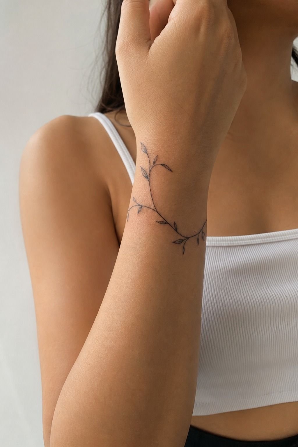 Botanical Flow Beat A Stuck-On Hand Tattoo