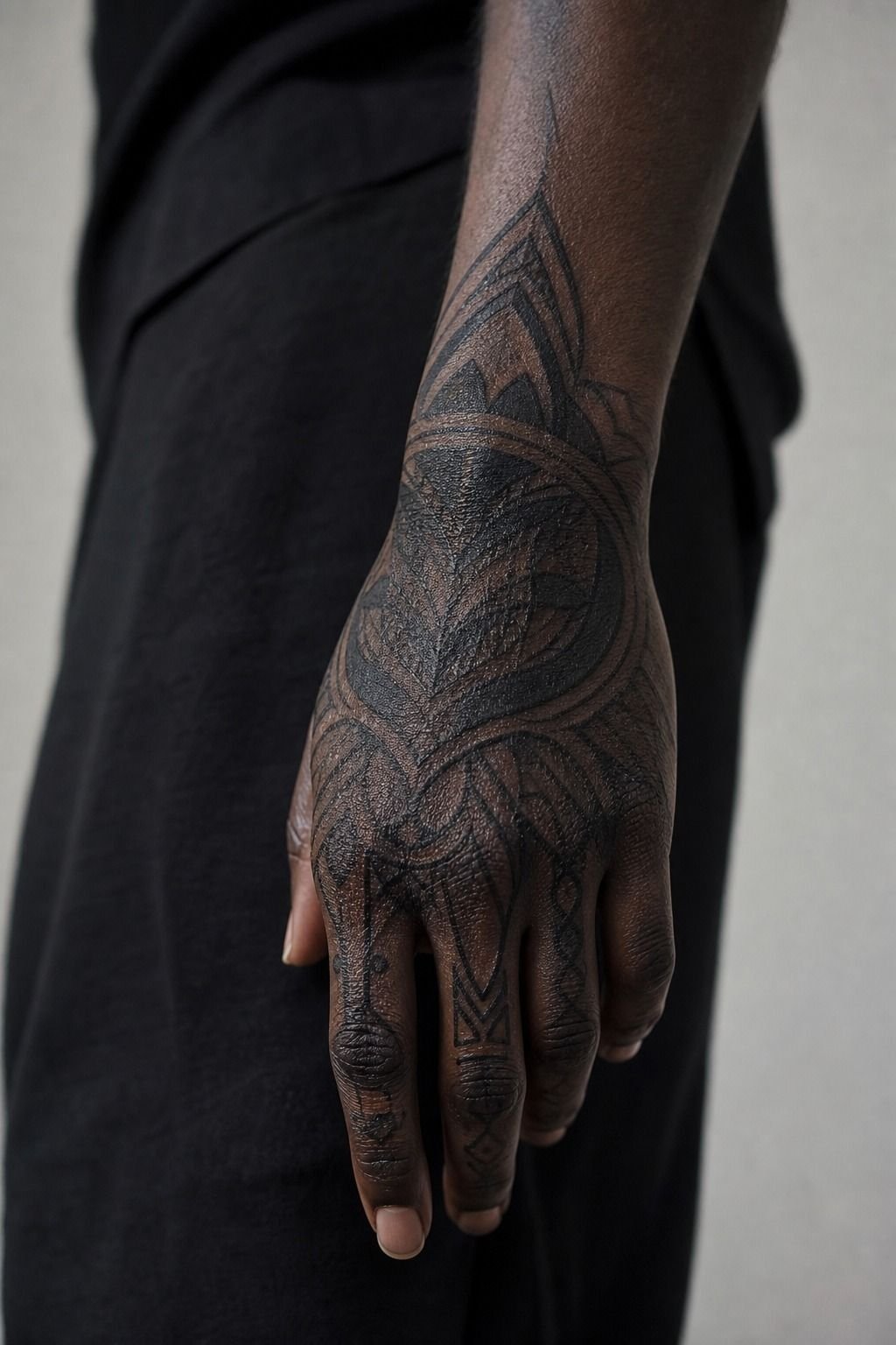 Blackwork Gave My Hand A Backbone